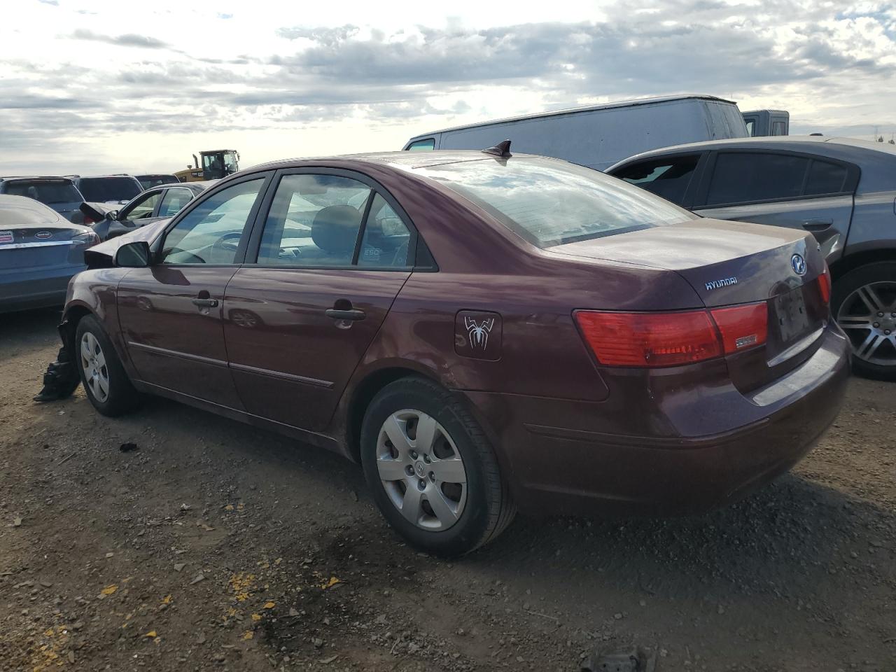 2010 Hyundai Sonata Gls Burgundy vin: 5NPET4AC6AH611944