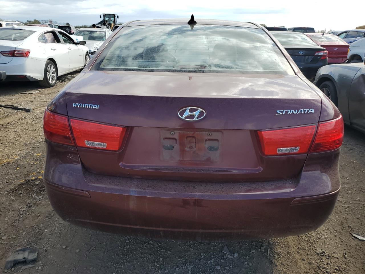 2010 Hyundai Sonata Gls Burgundy vin: 5NPET4AC6AH611944