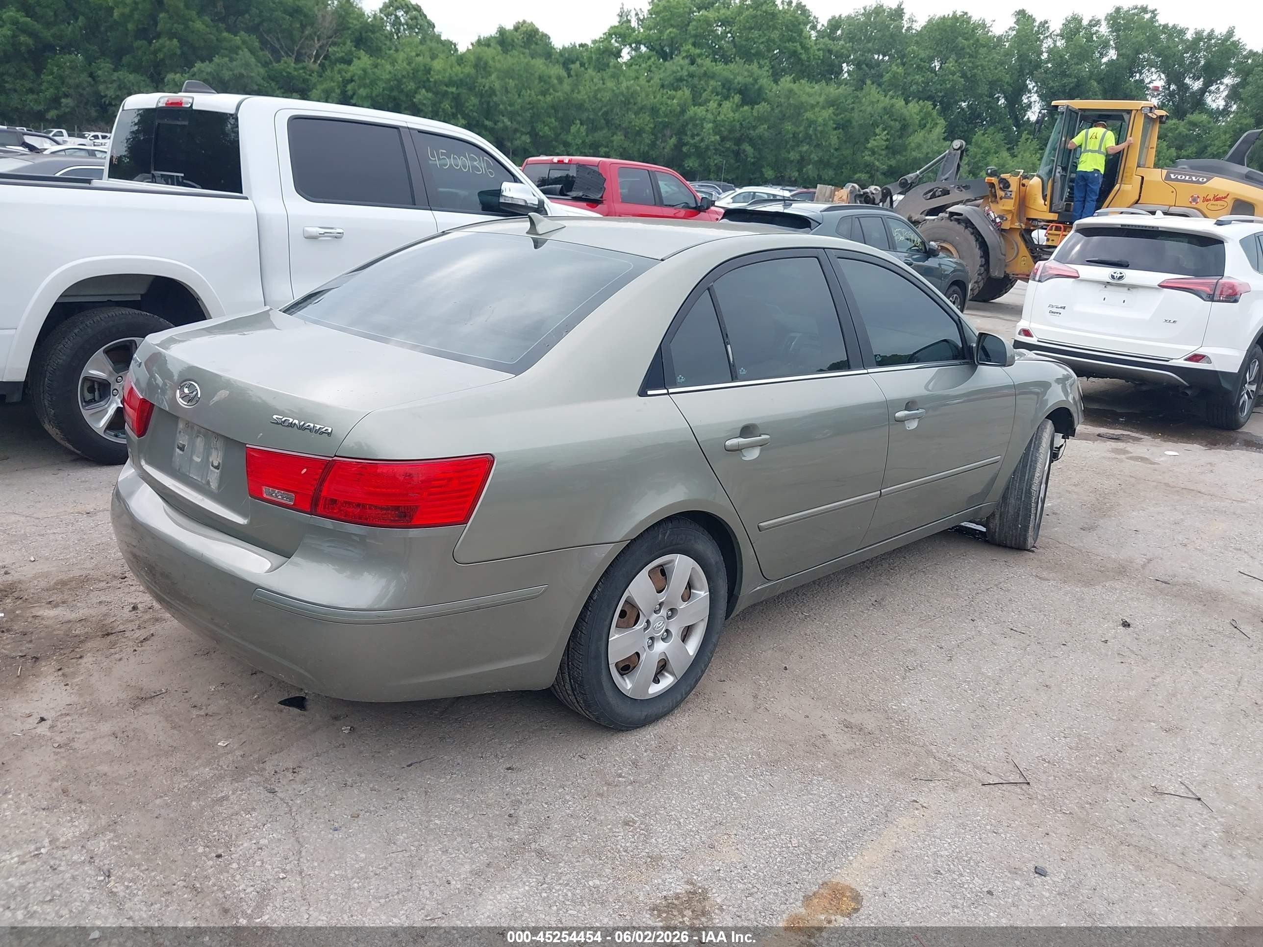 2010 Hyundai Sonata Gls Silver vin: 5NPET4AC6AH616688
