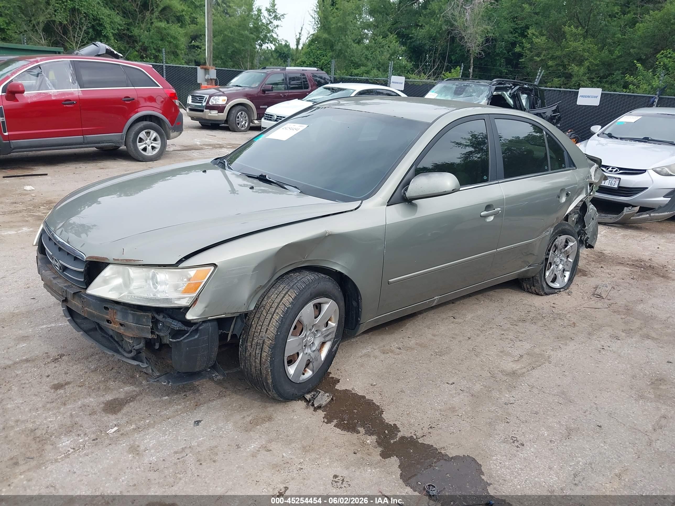 2010 Hyundai Sonata Gls Silver vin: 5NPET4AC6AH616688