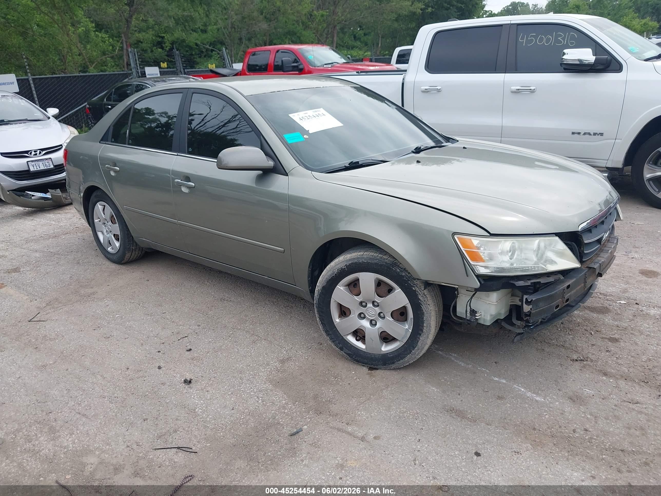 2010 Hyundai Sonata Gls Silver vin: 5NPET4AC6AH616688