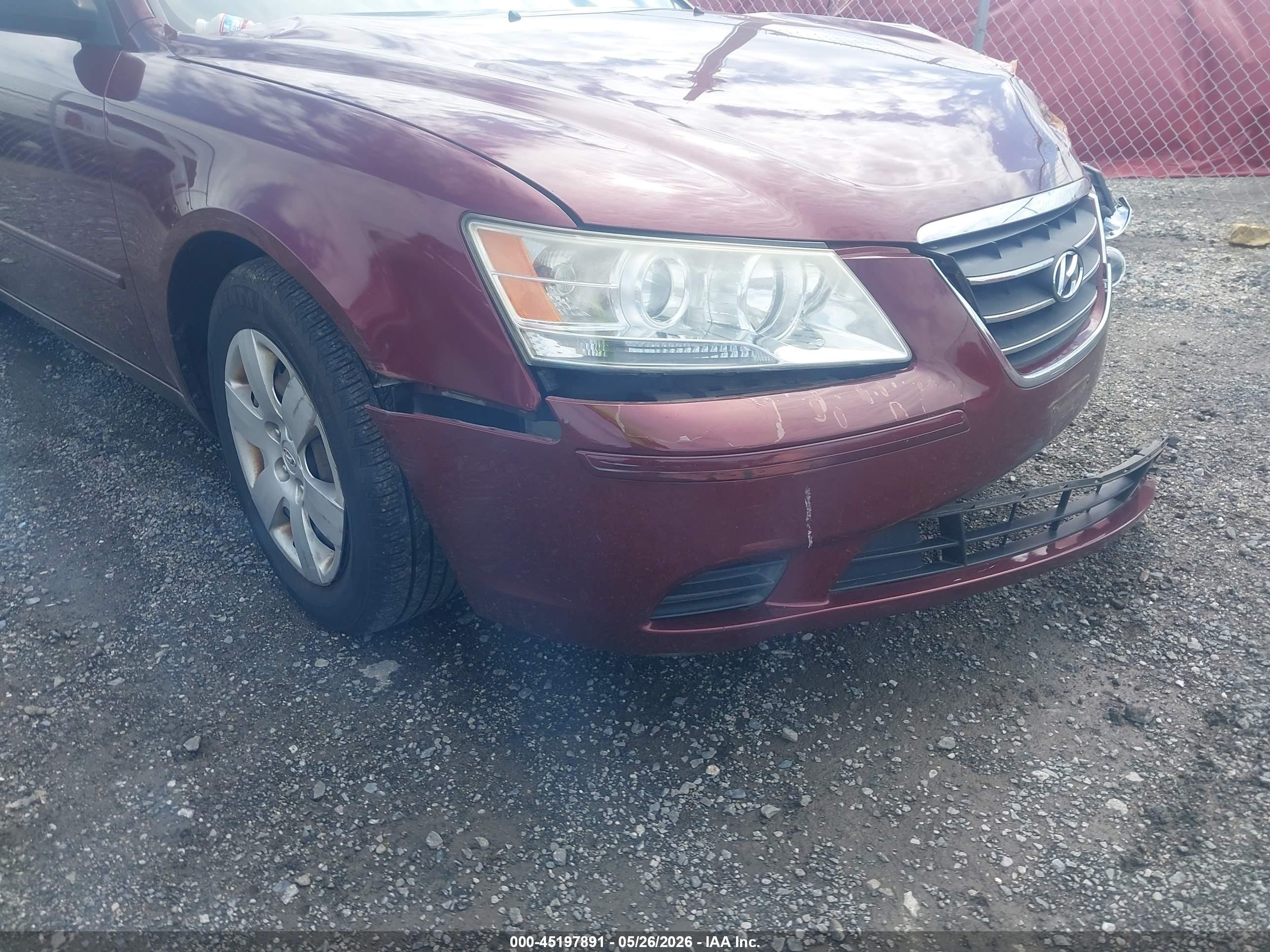 2010 Hyundai Sonata Gls Red vin: 5NPET4AC6AH624161