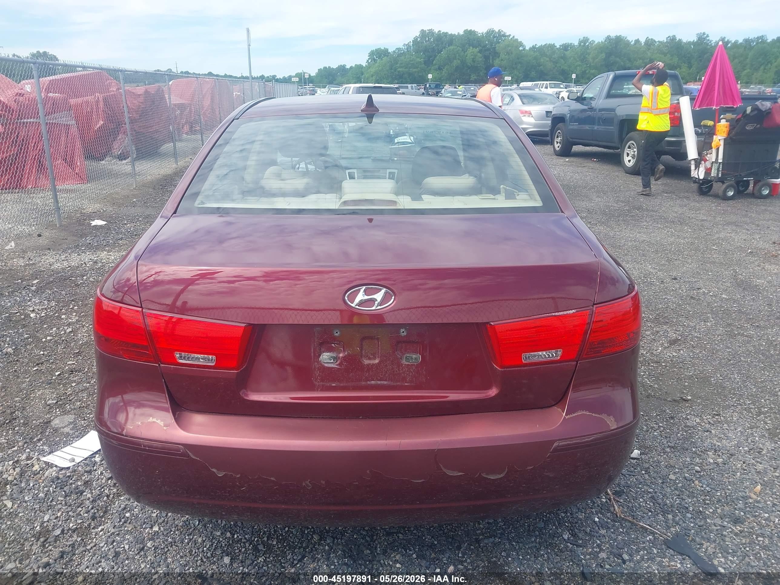 2010 Hyundai Sonata Gls Red vin: 5NPET4AC6AH624161