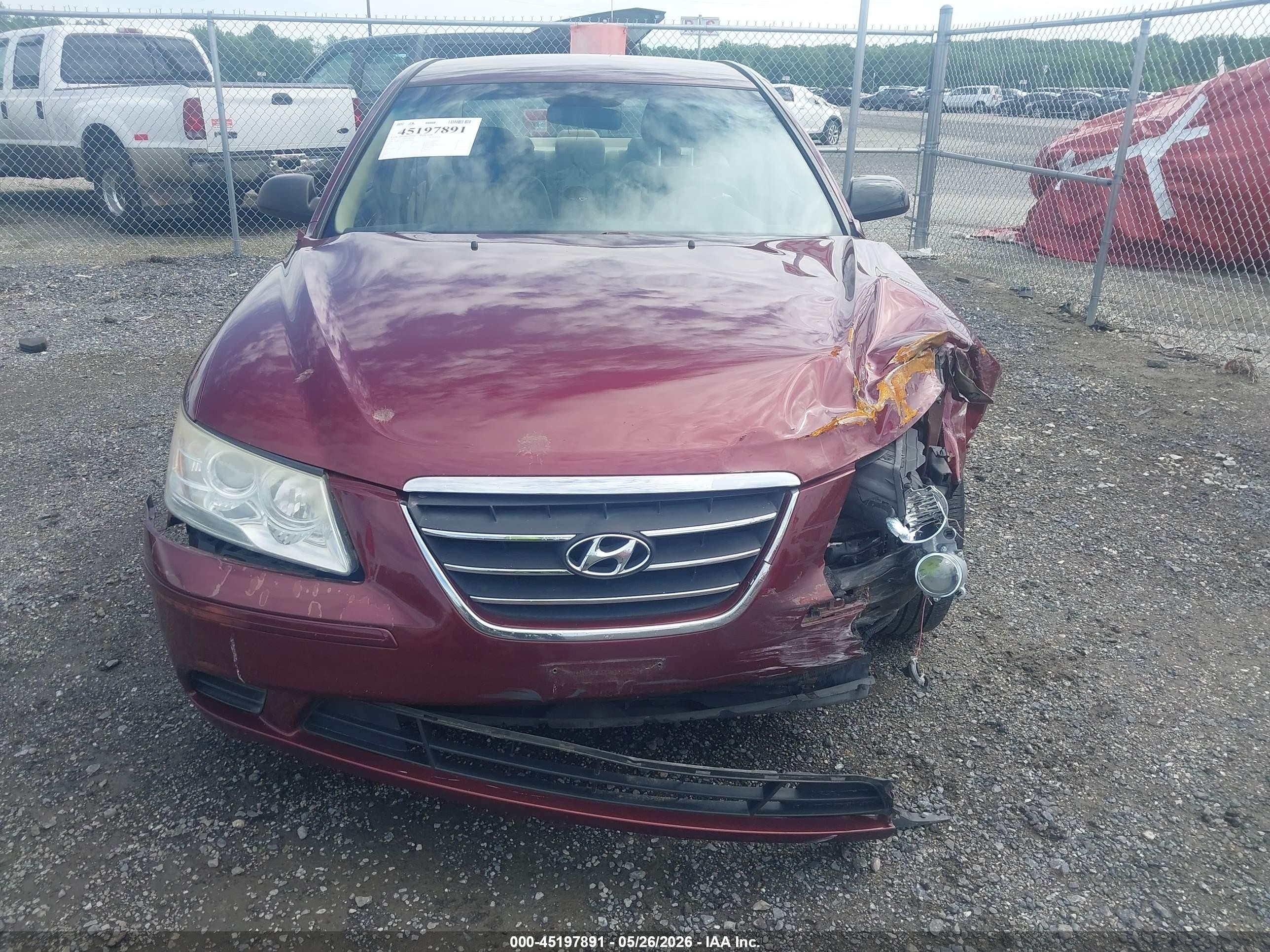 2010 Hyundai Sonata Gls Red vin: 5NPET4AC6AH624161