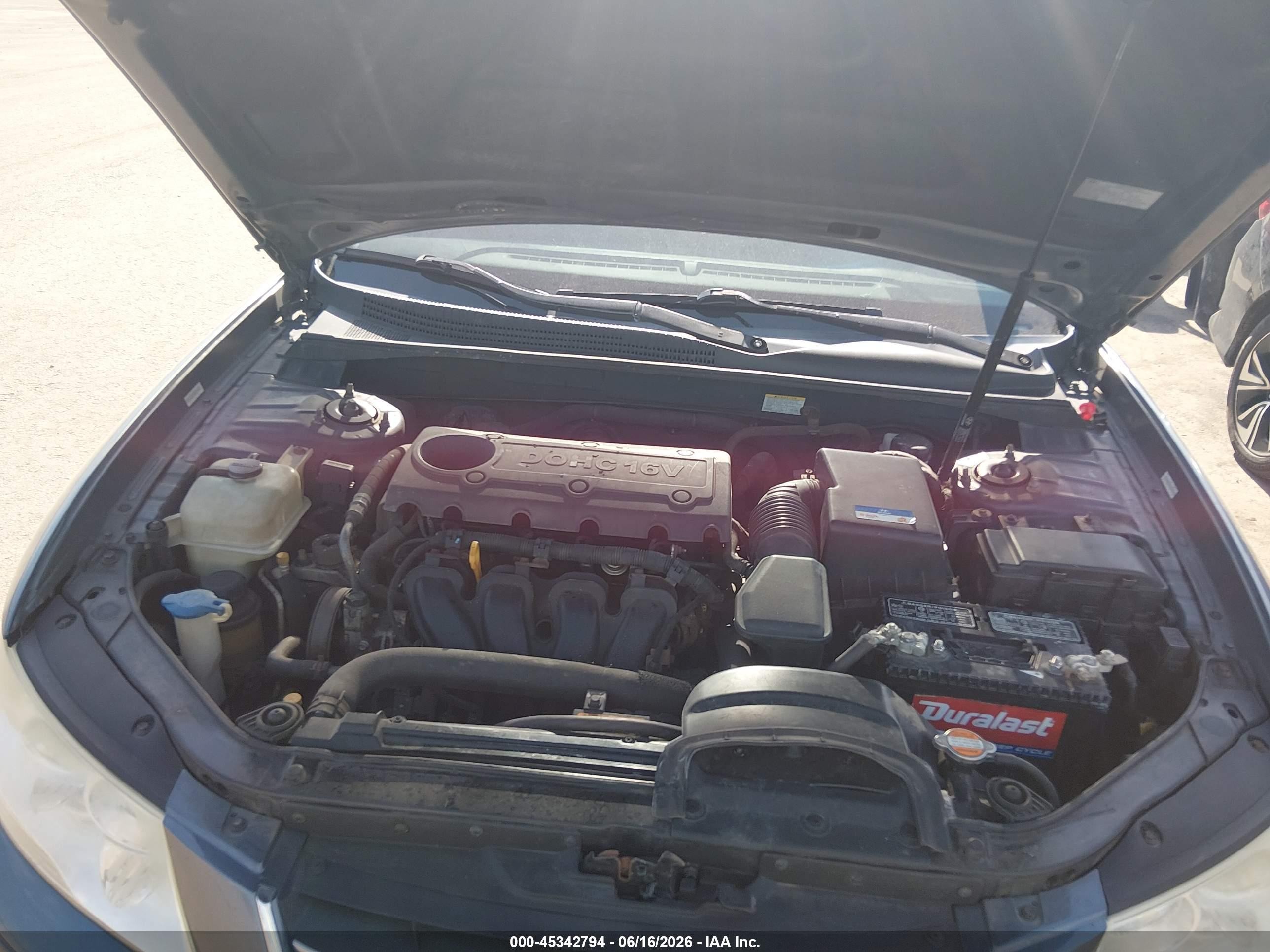 2010 Hyundai Sonata Gls Серый vin: 5NPET4AC6AH627853