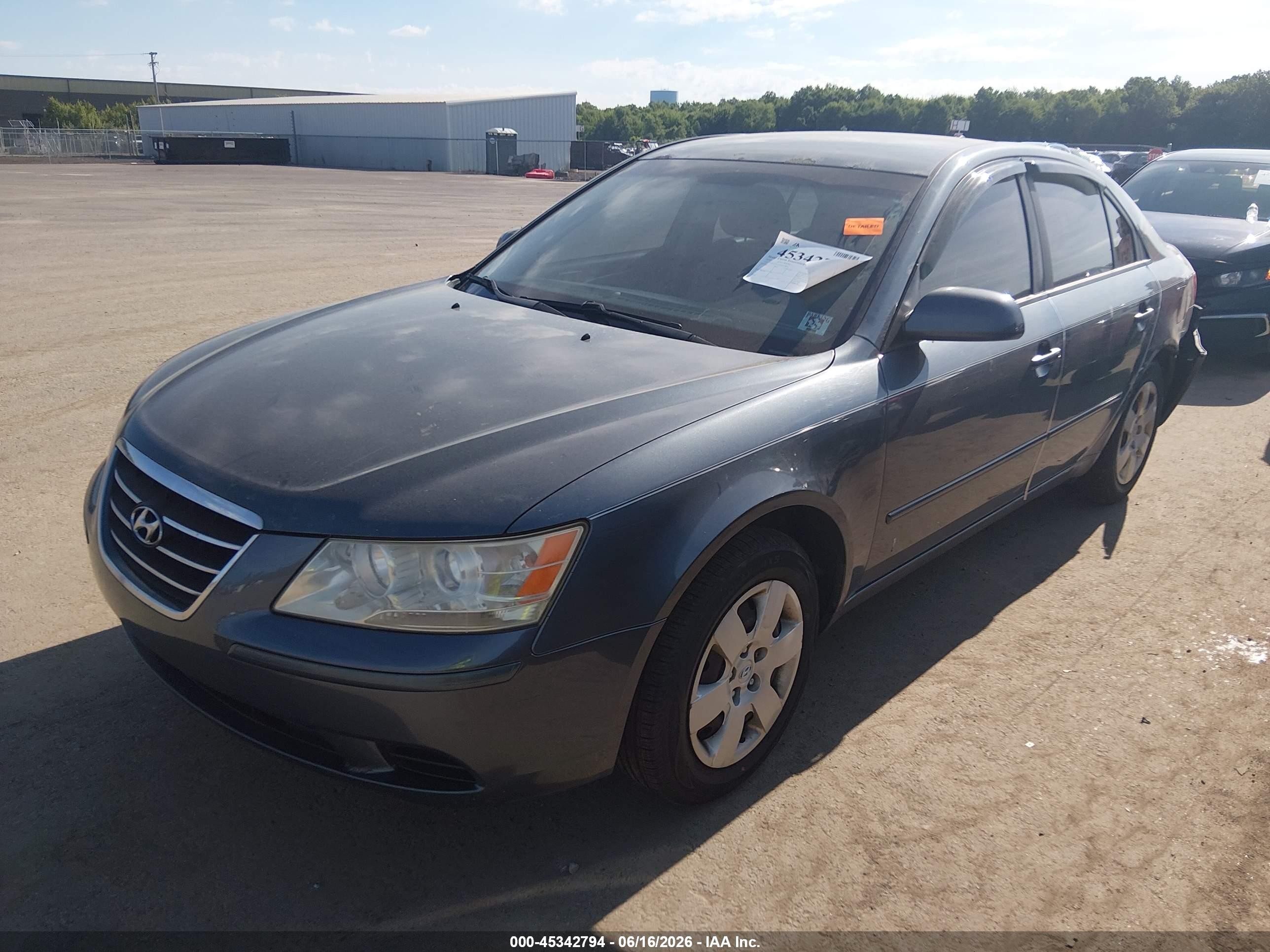 2010 Hyundai Sonata Gls Серый vin: 5NPET4AC6AH627853