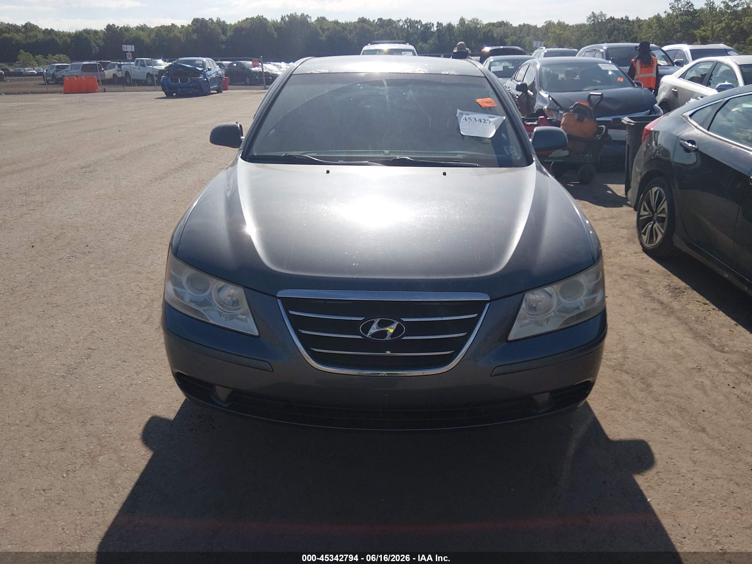 2010 Hyundai Sonata Gls Серый vin: 5NPET4AC6AH627853