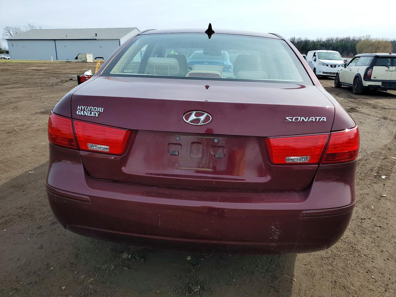 2010 Hyundai Sonata Gls Burgundy vin: 5NPET4AC6AH632762