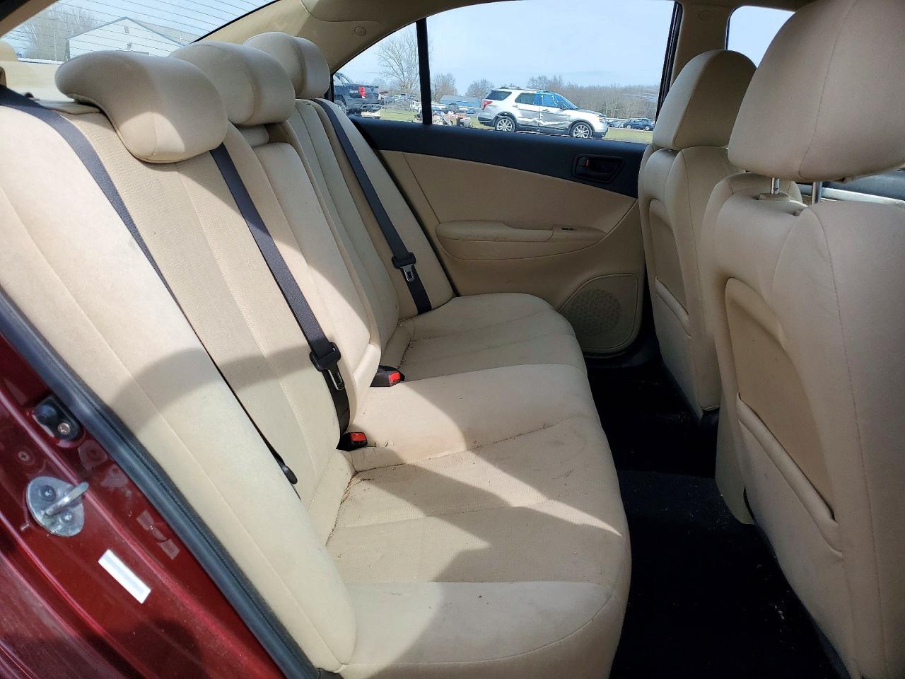 2010 Hyundai Sonata Gls Burgundy vin: 5NPET4AC6AH632762