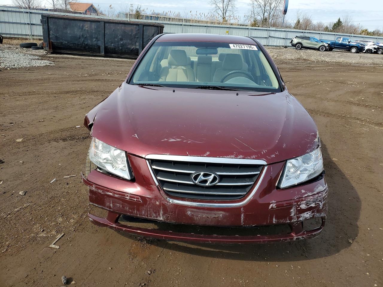 2010 Hyundai Sonata Gls Burgundy vin: 5NPET4AC6AH632762