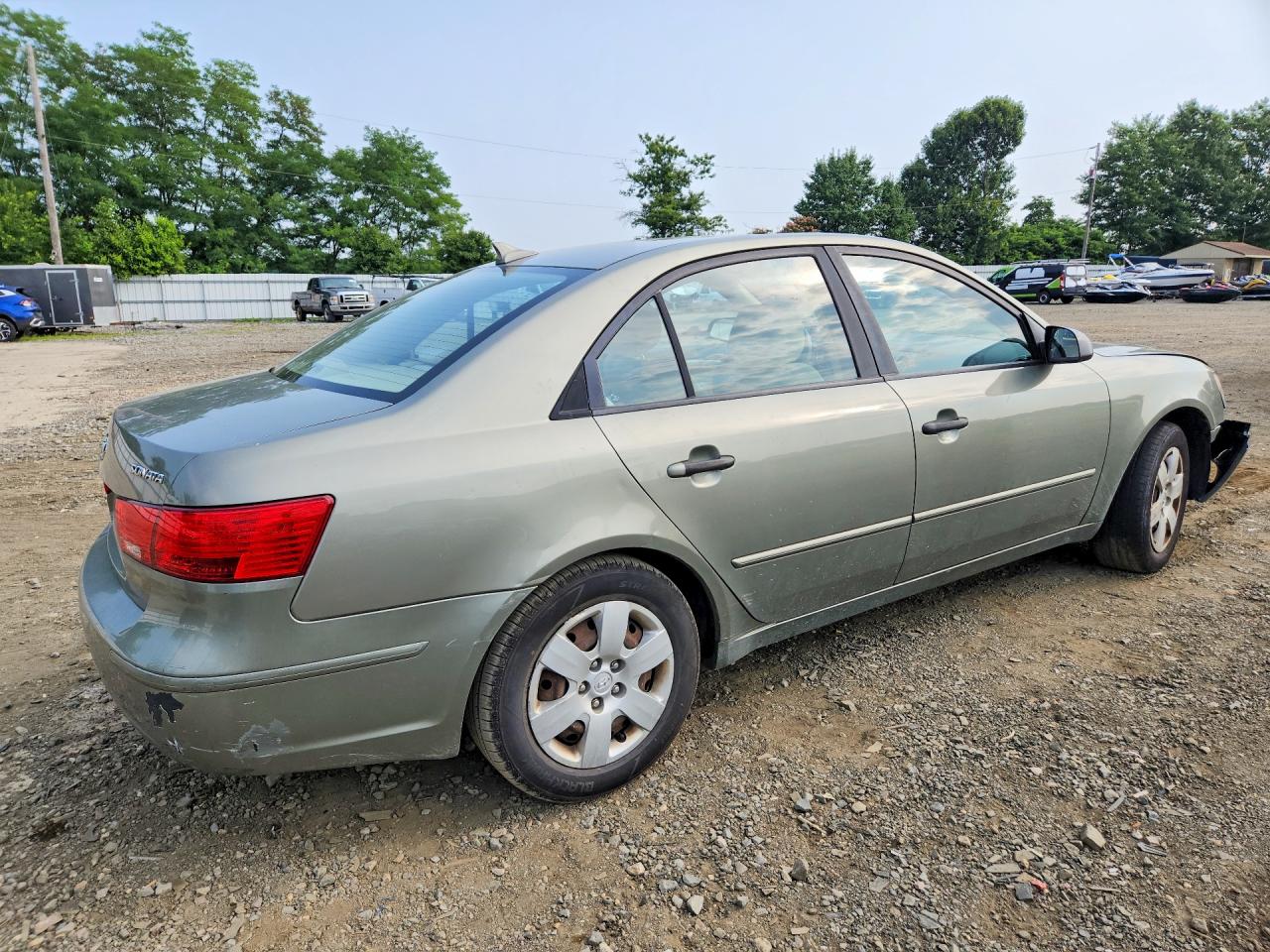 2010 Hyundai Sonata Gls Silver vin: 5NPET4AC6AH645351