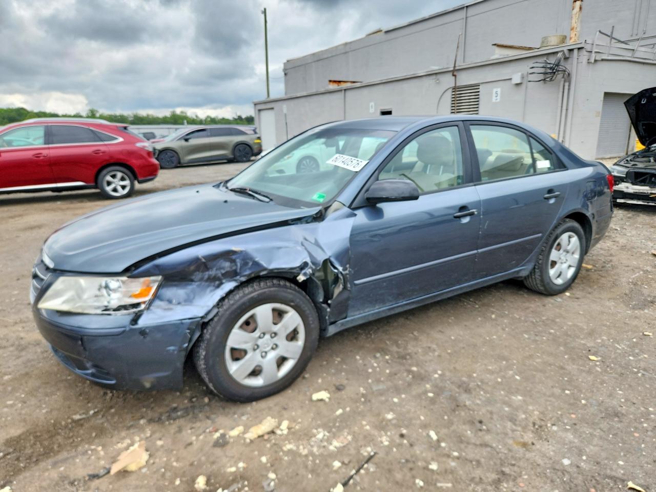 2010 Hyundai Sonata Gls Blue vin: 5NPET4AC6AH654079