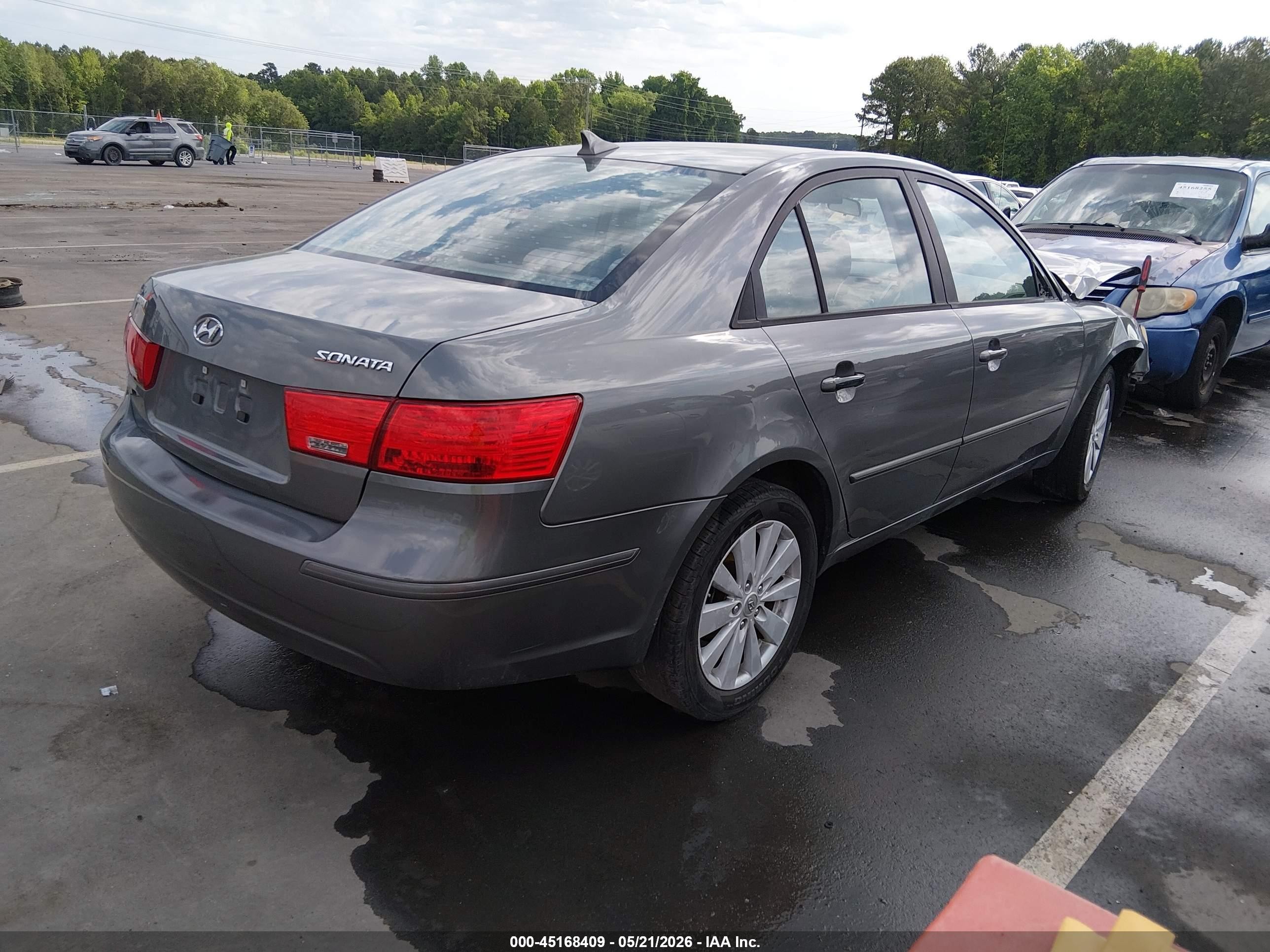 2010 Hyundai Sonata Gls Gray vin: 5NPET4AC6AH658083