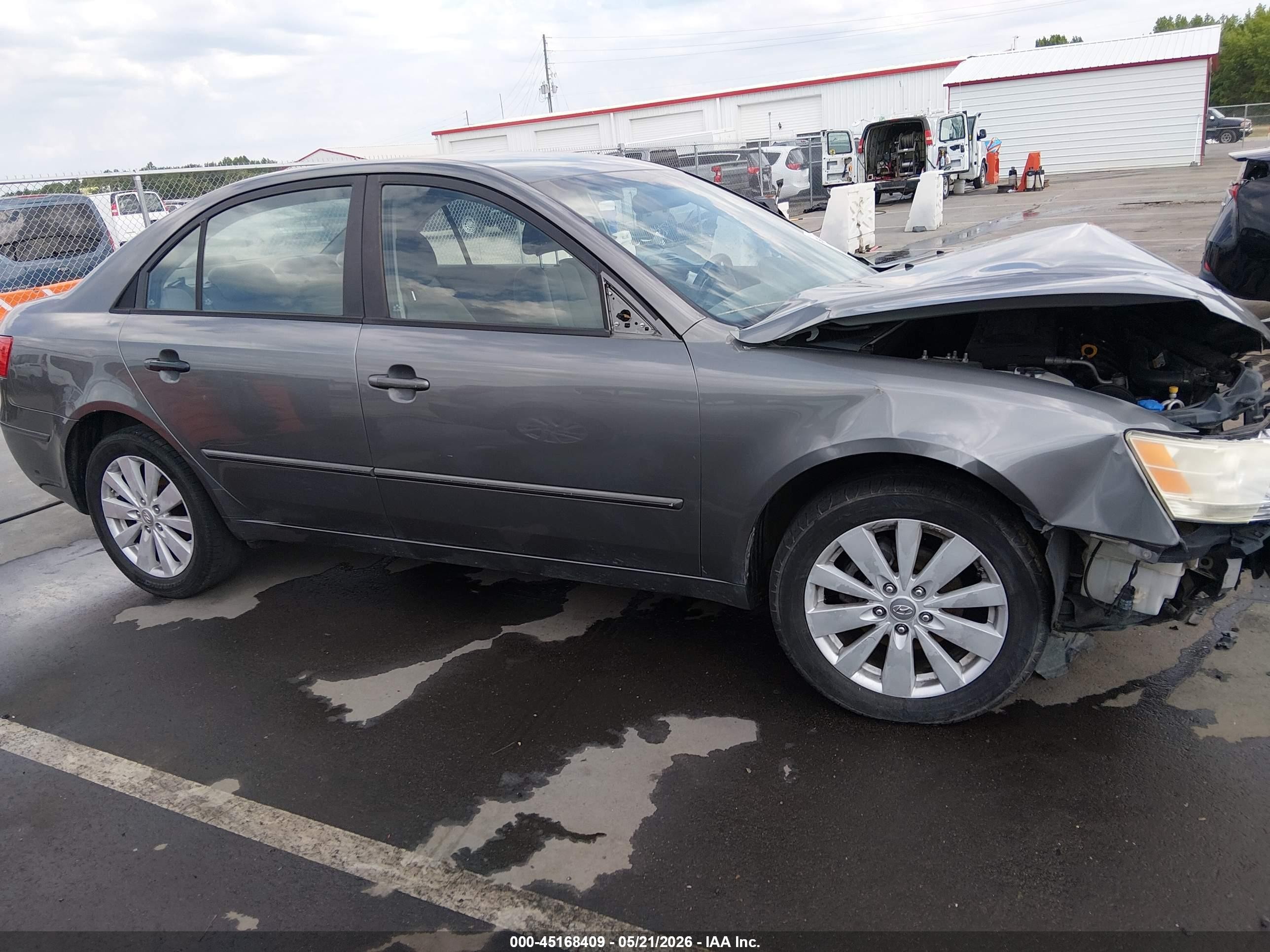 2010 Hyundai Sonata Gls Gray vin: 5NPET4AC6AH658083