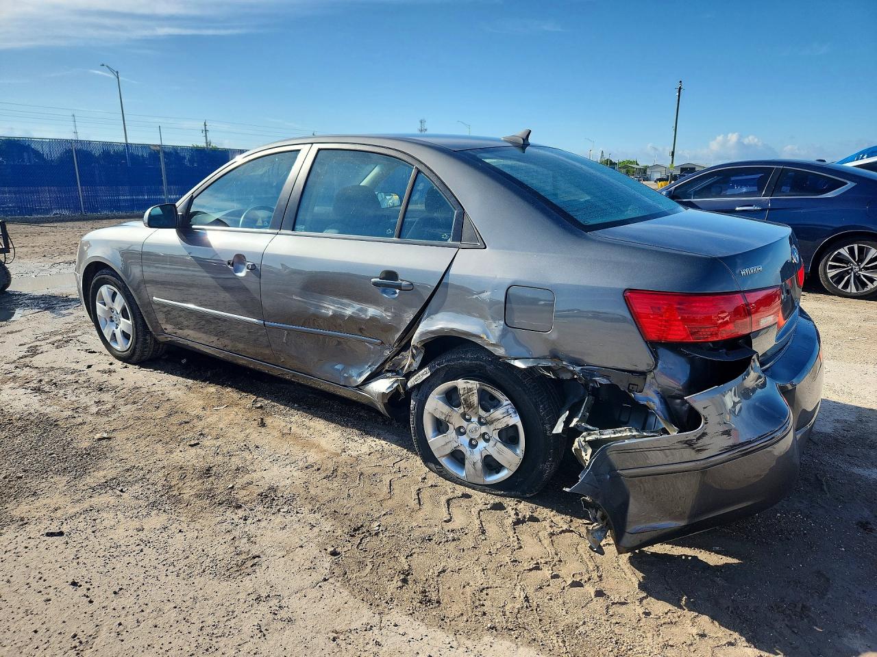 2010 Hyundai Sonata Gls Gray vin: 5NPET4AC7AH601200