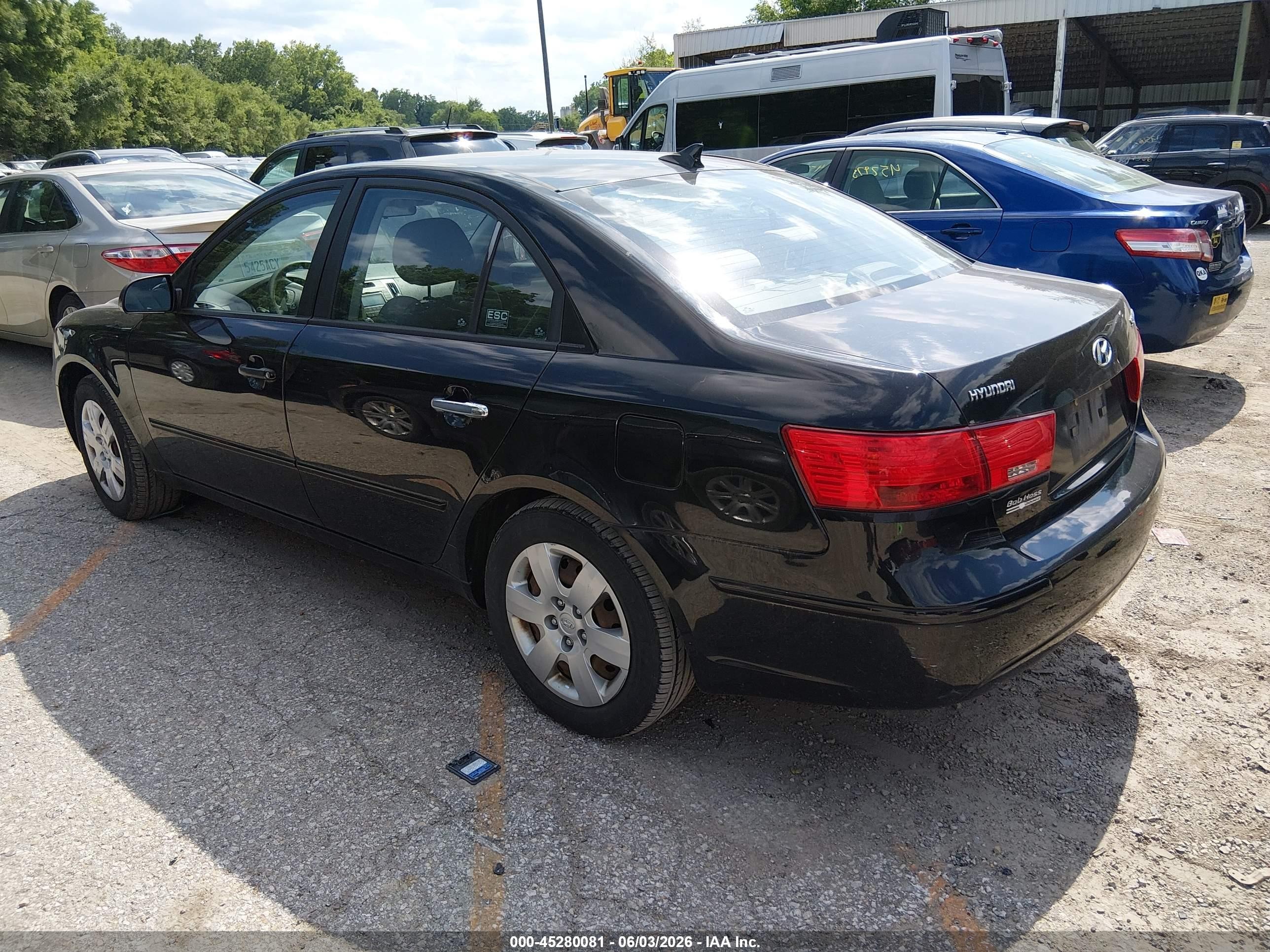 2010 Hyundai Sonata Gls Black vin: 5NPET4AC7AH603254