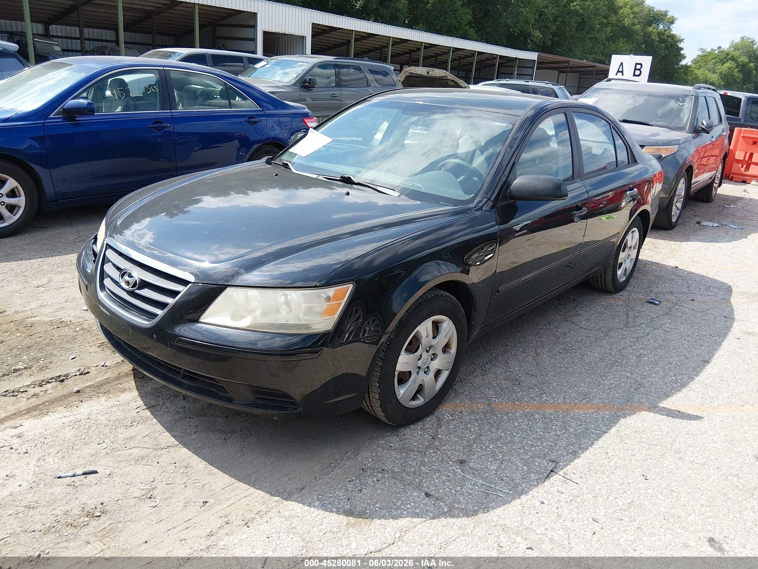2010 Hyundai Sonata Gls Black vin: 5NPET4AC7AH603254