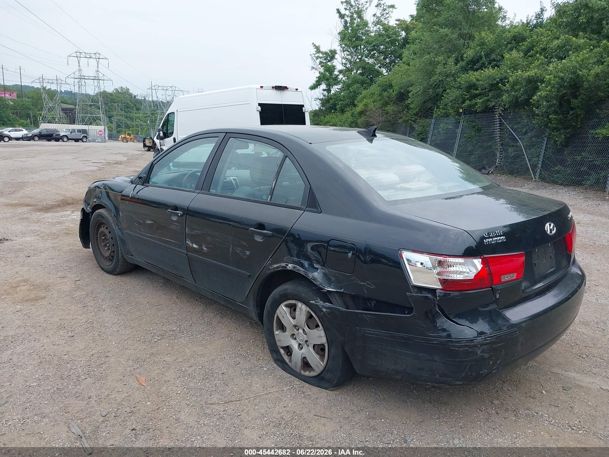 2010 Hyundai Sonata Gls Black vin: 5NPET4AC7AH608437