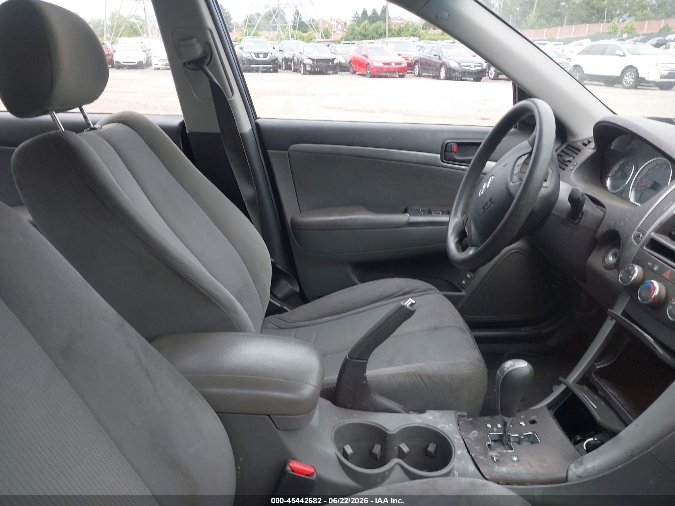 2010 Hyundai Sonata Gls Black vin: 5NPET4AC7AH608437