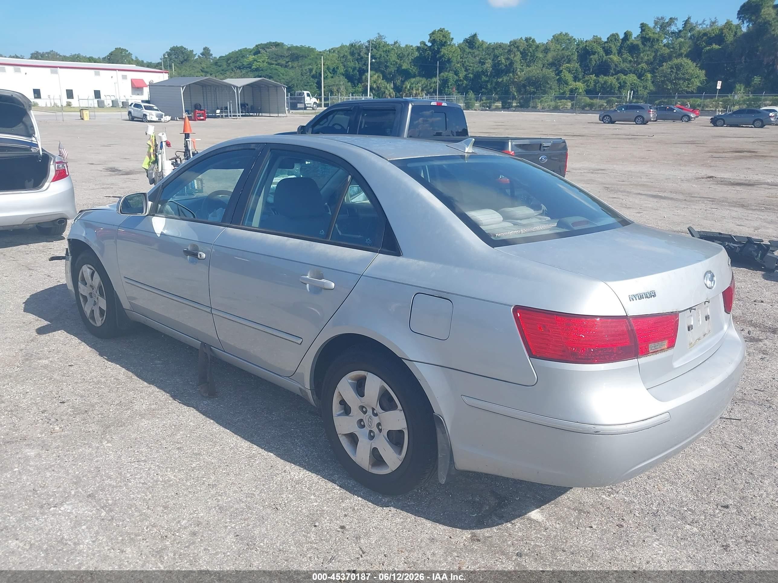 2010 Hyundai Sonata Gls Silver vin: 5NPET4AC7AH633791