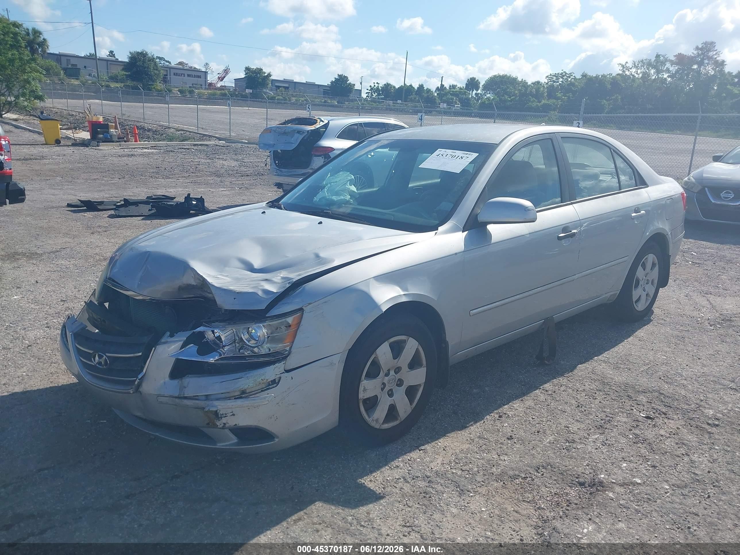 2010 Hyundai Sonata Gls Silver vin: 5NPET4AC7AH633791