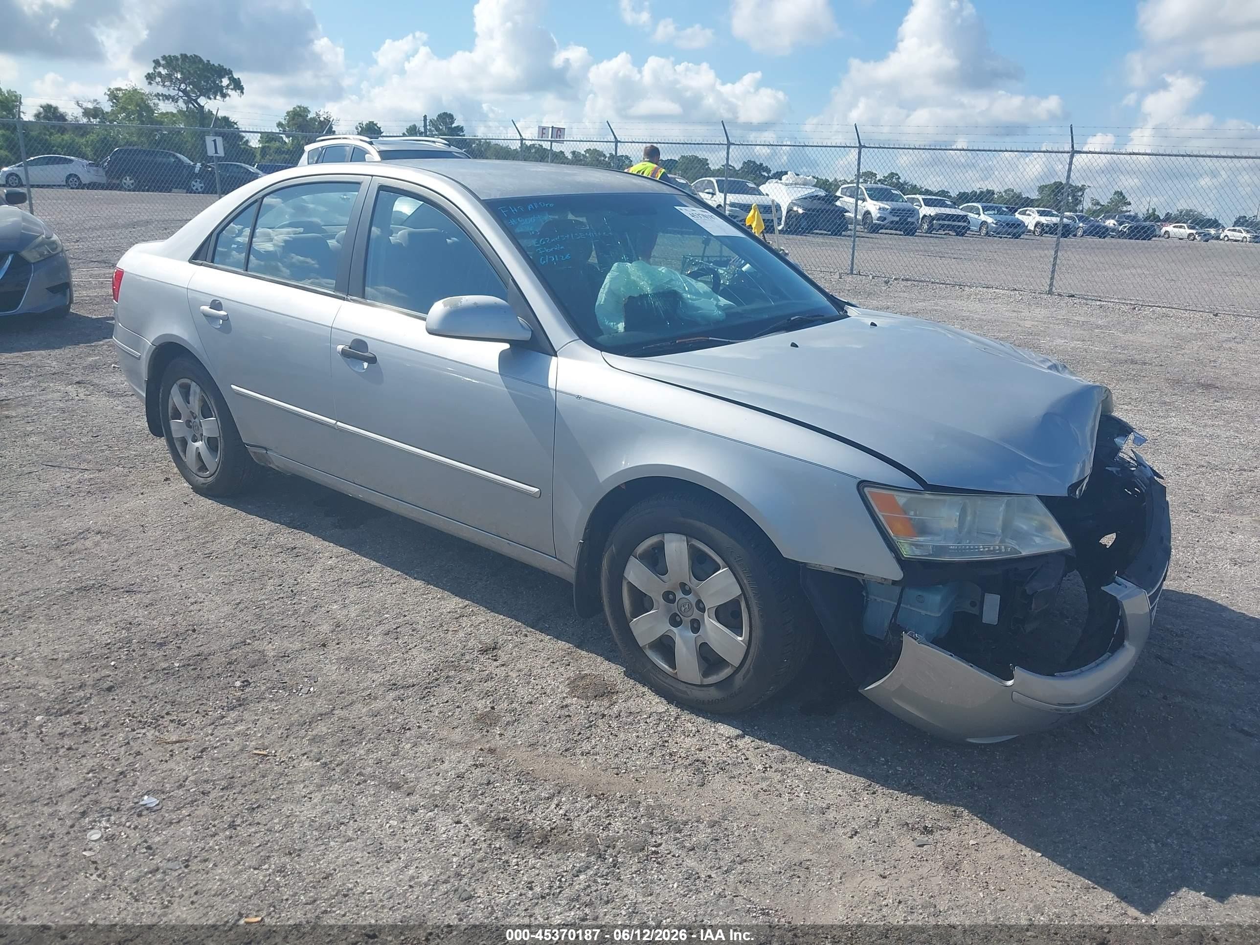 2010 Hyundai Sonata Gls Silver vin: 5NPET4AC7AH633791