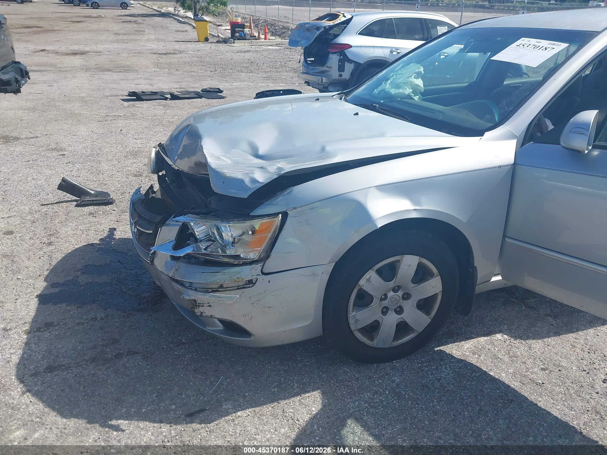 2010 Hyundai Sonata Gls Silver vin: 5NPET4AC7AH633791