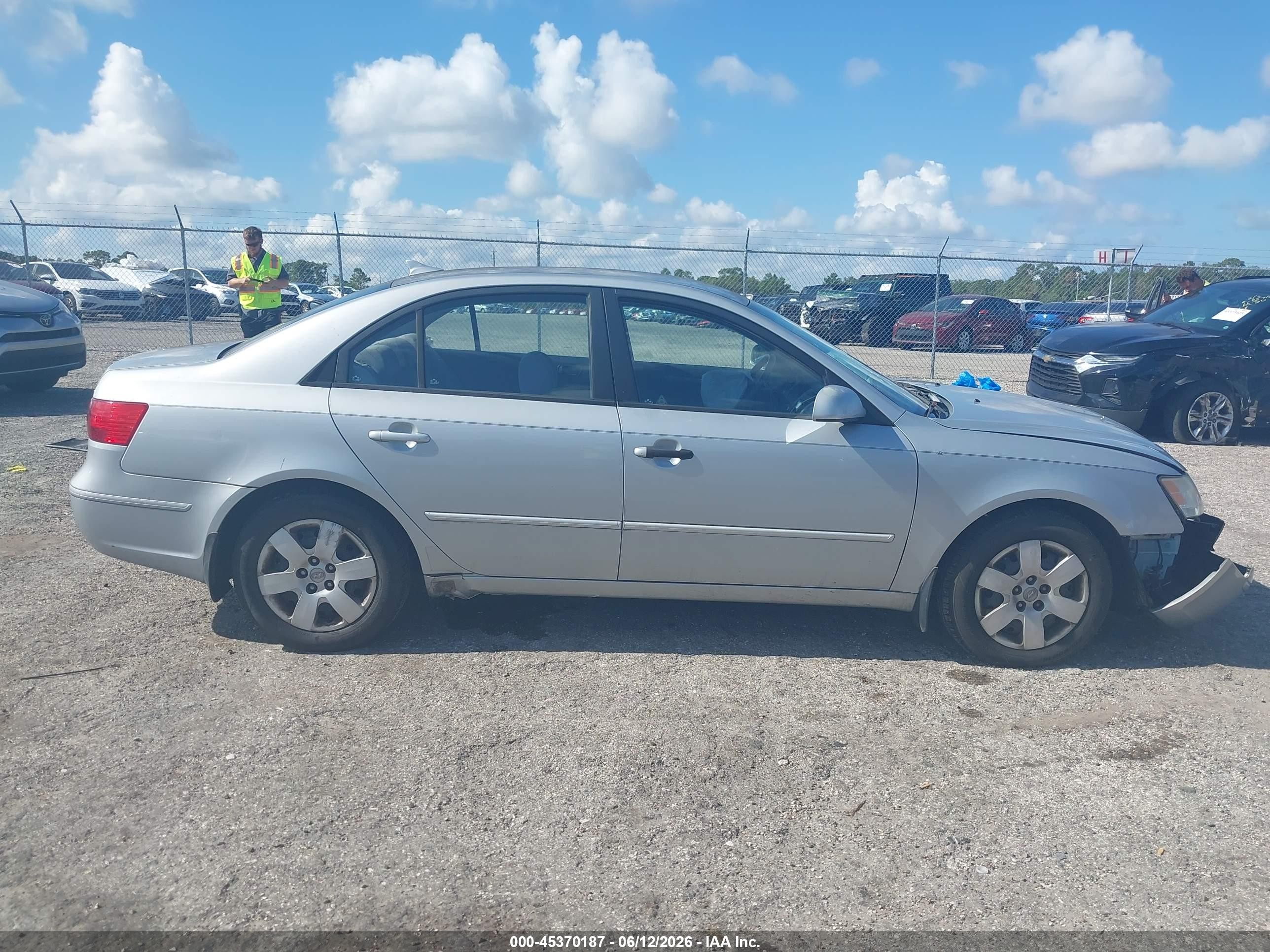 2010 Hyundai Sonata Gls Silver vin: 5NPET4AC7AH633791