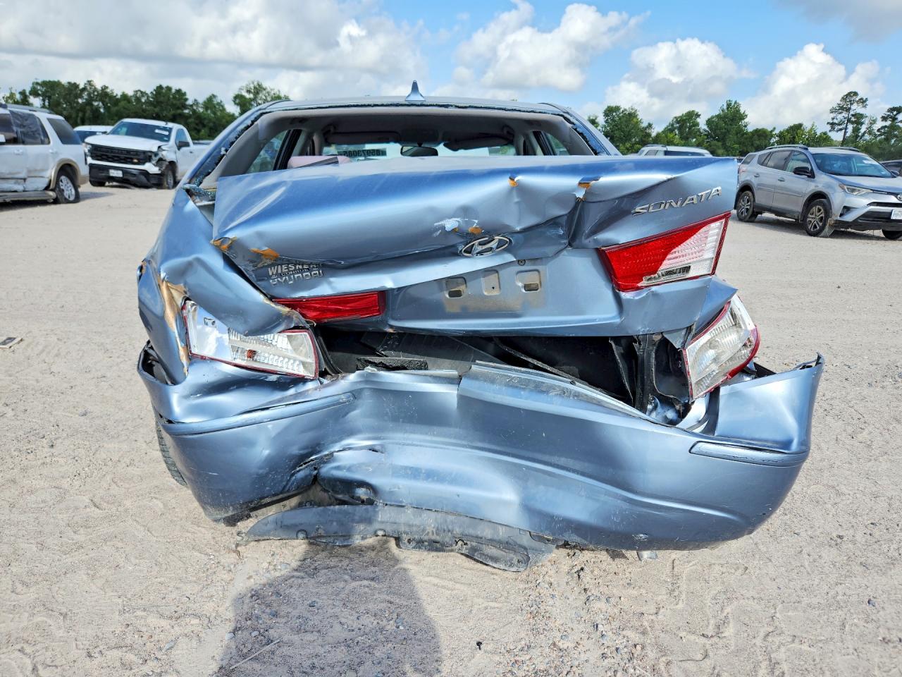 2010 Hyundai Sonata Gls Blue vin: 5NPET4AC7AH652583