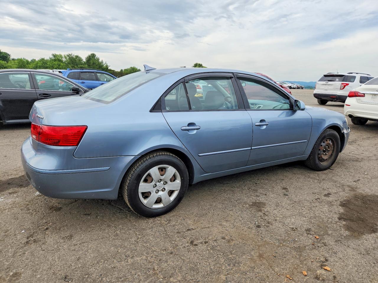 2010 Hyundai Sonata Gls Blue vin: 5NPET4AC7AH654379