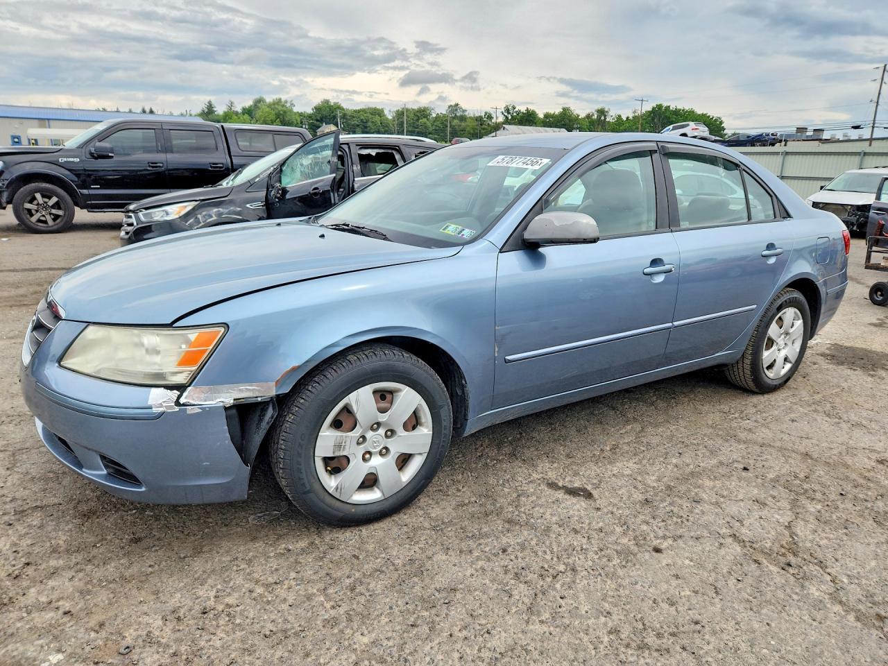 2010 Hyundai Sonata Gls Blue vin: 5NPET4AC7AH654379