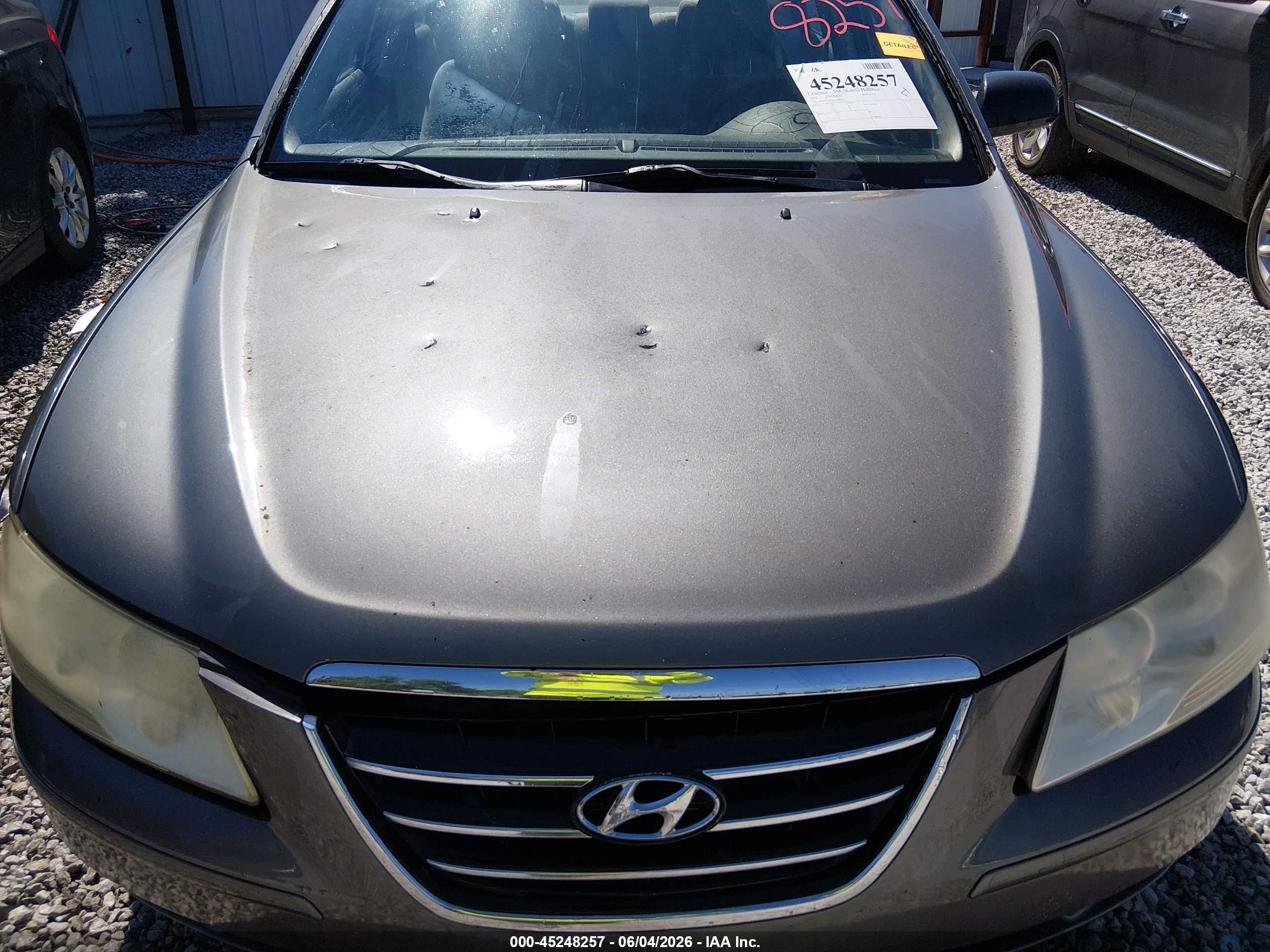 2010 Hyundai Sonata Gls Gray vin: 5NPET4AC8AH586934
