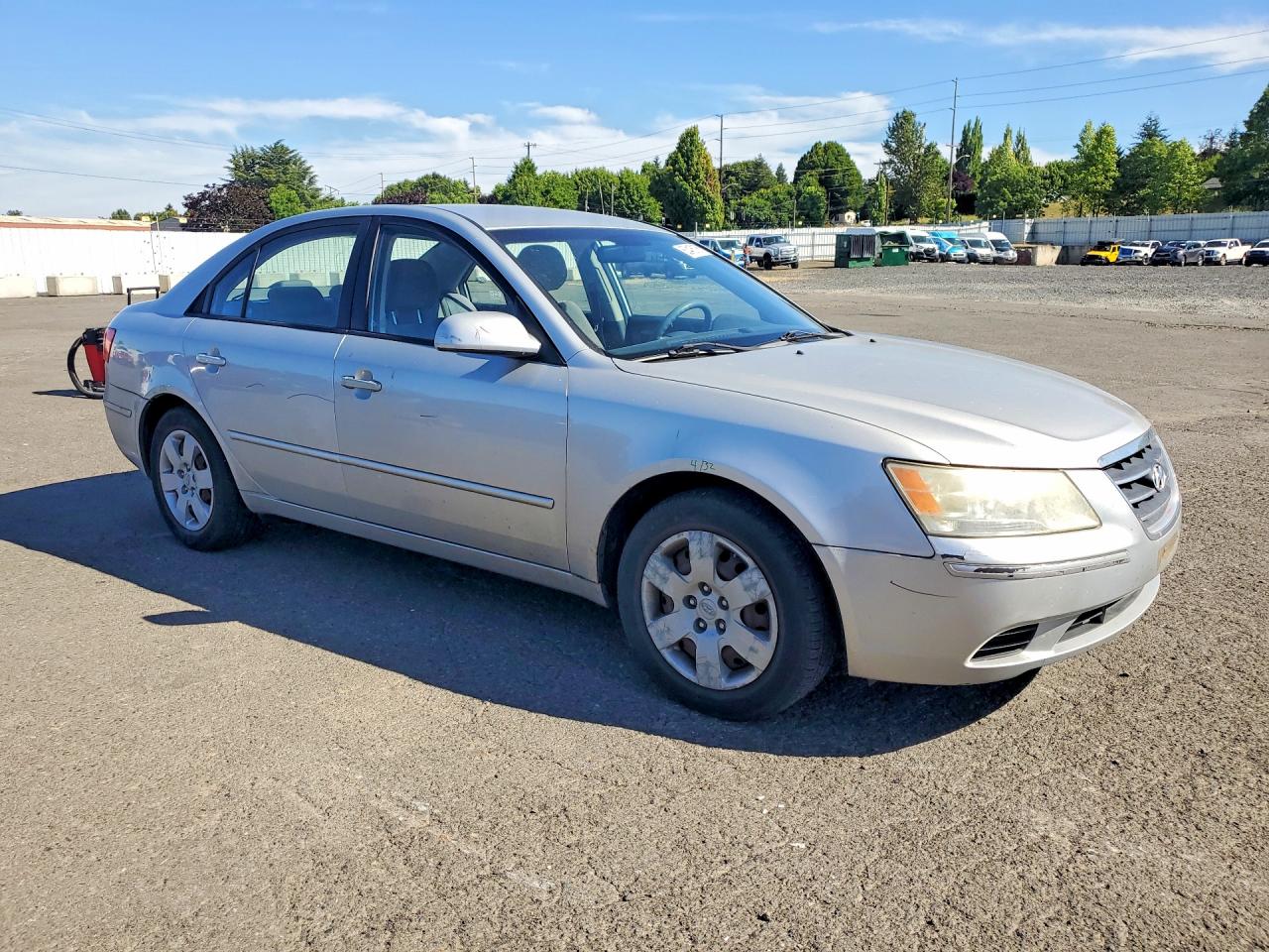 2010 Hyundai Sonata Gls Silver vin: 5NPET4AC8AH594869