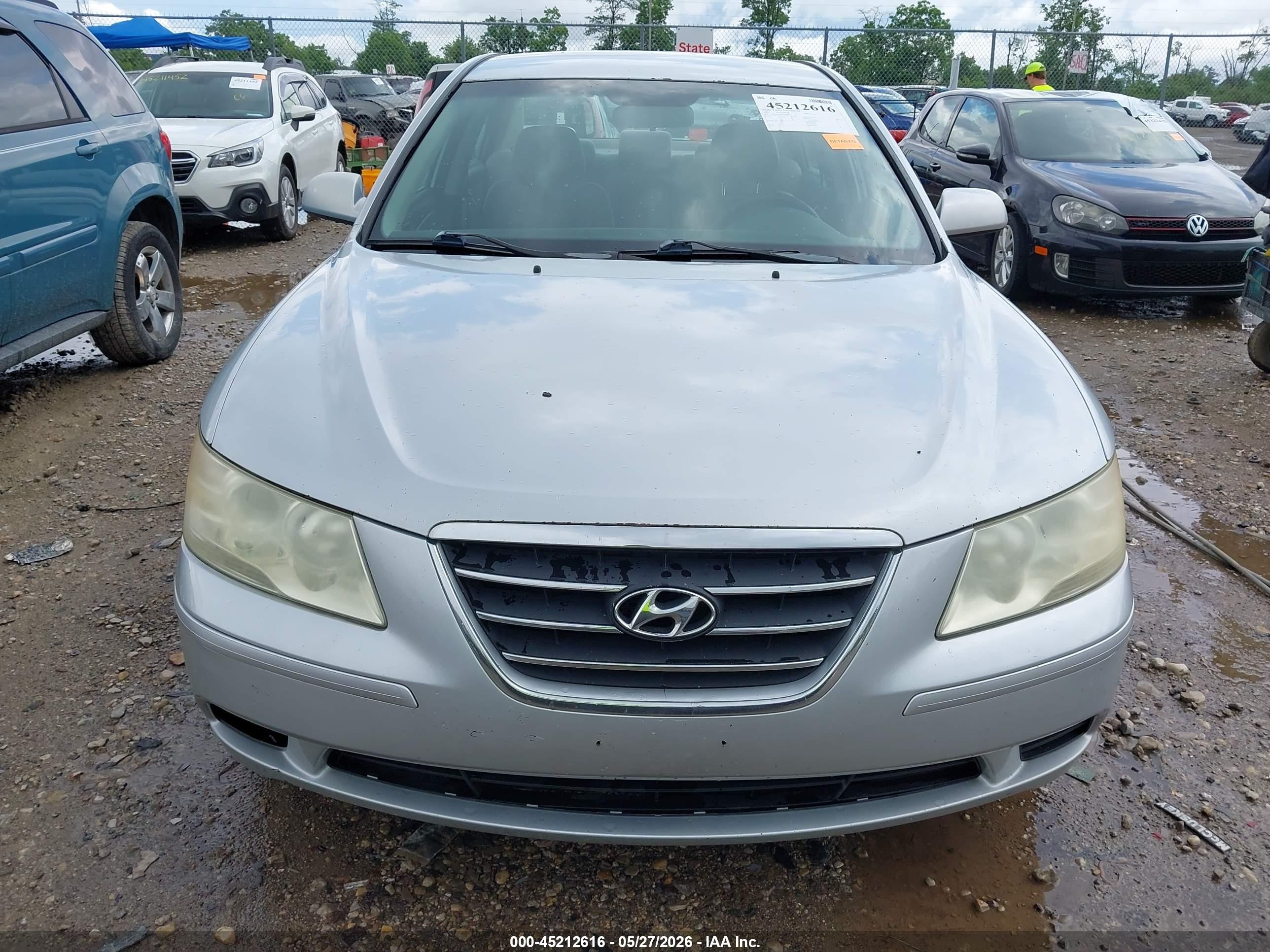 2010 Hyundai Sonata Gls Серебряный vin: 5NPET4AC8AH595438
