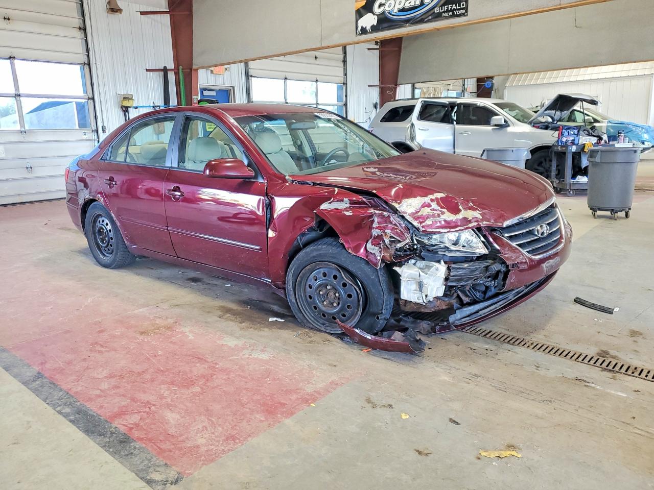 2010 Hyundai Sonata Gls Burgundy vin: 5NPET4AC8AH618569