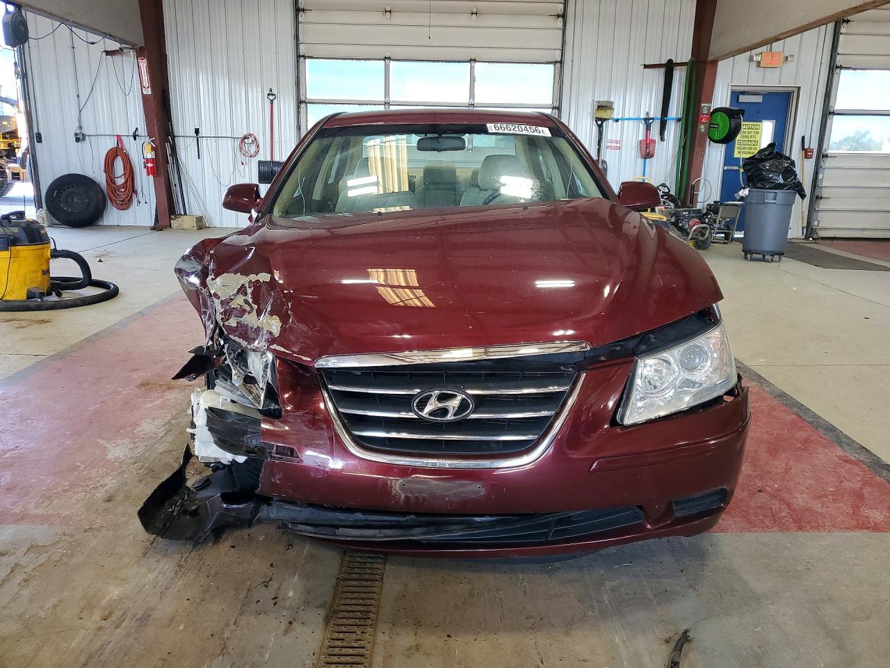 2010 Hyundai Sonata Gls Burgundy vin: 5NPET4AC8AH618569