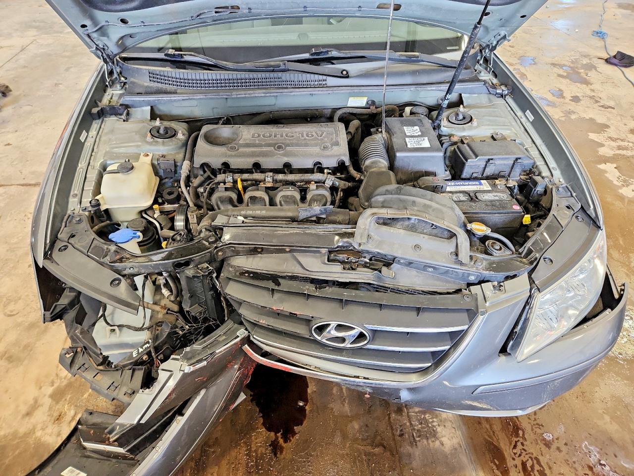 2010 Hyundai Sonata Gls Gray vin: 5NPET4AC8AH622234