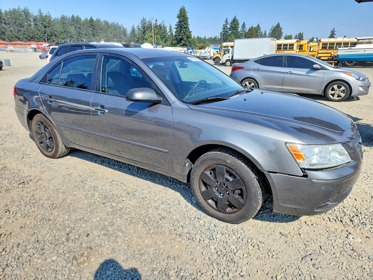 2010 Hyundai Sonata Gls Gray vin: 5NPET4AC8AH629555