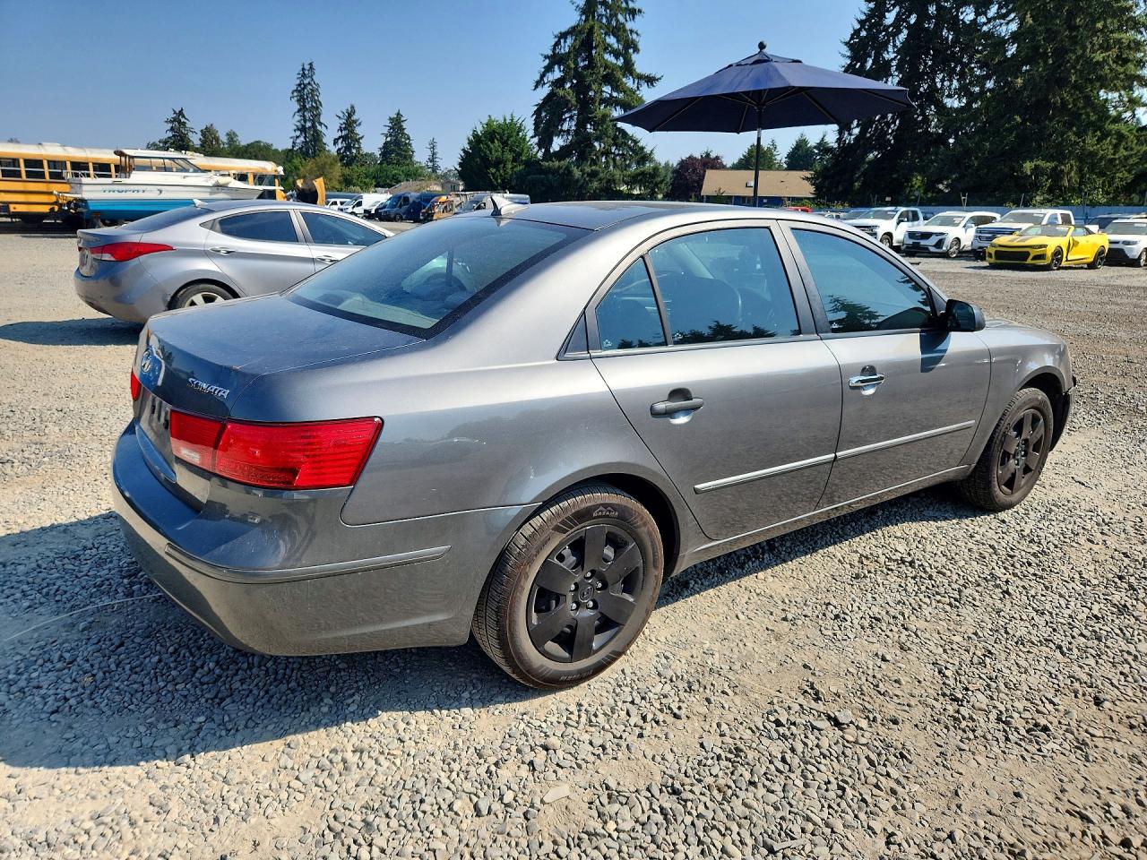 2010 Hyundai Sonata Gls Gray vin: 5NPET4AC8AH629555