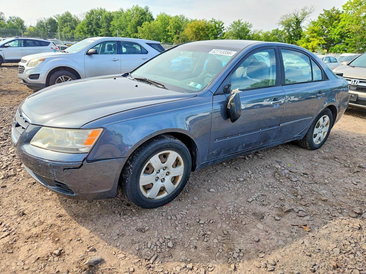 2010 Hyundai Sonata Gls Синий vin: 5NPET4AC8AH636957