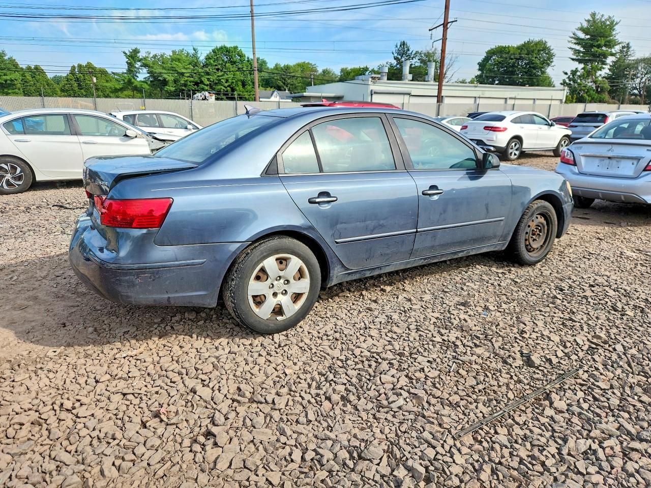 2010 Hyundai Sonata Gls Blue vin: 5NPET4AC8AH636957