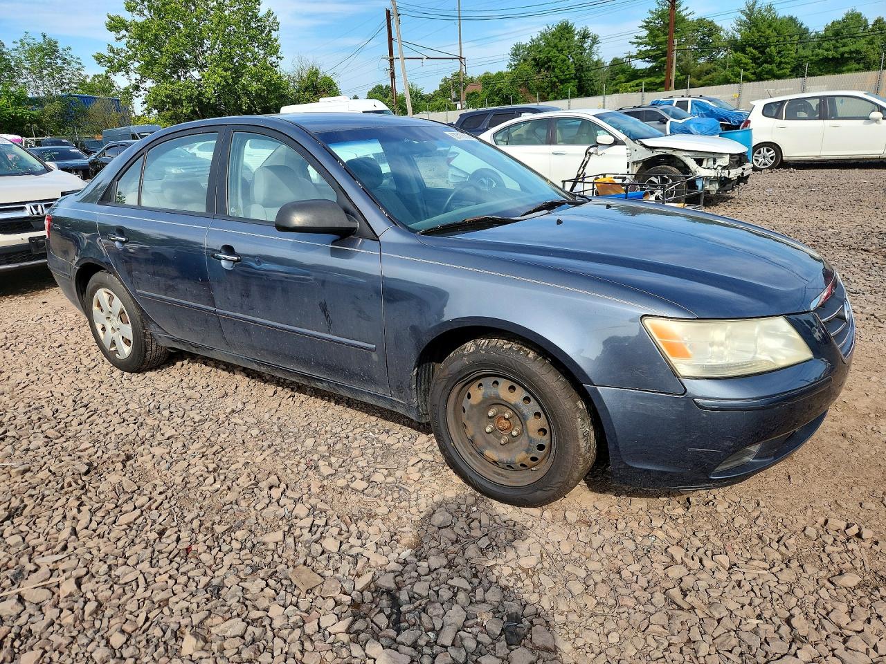 2010 Hyundai Sonata Gls Blue vin: 5NPET4AC8AH636957