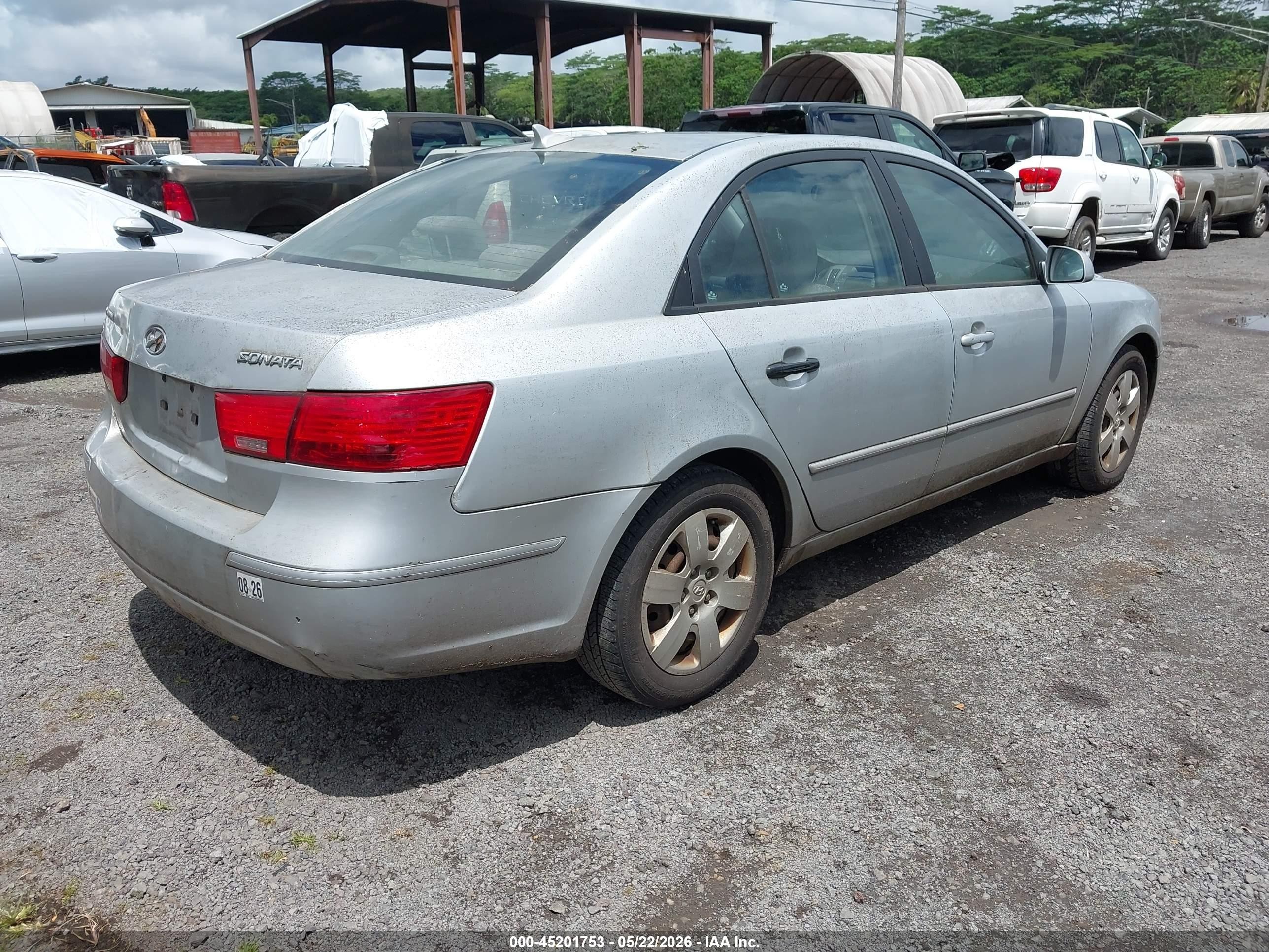 2010 Hyundai Sonata Gls Silver vin: 5NPET4AC8AH640233