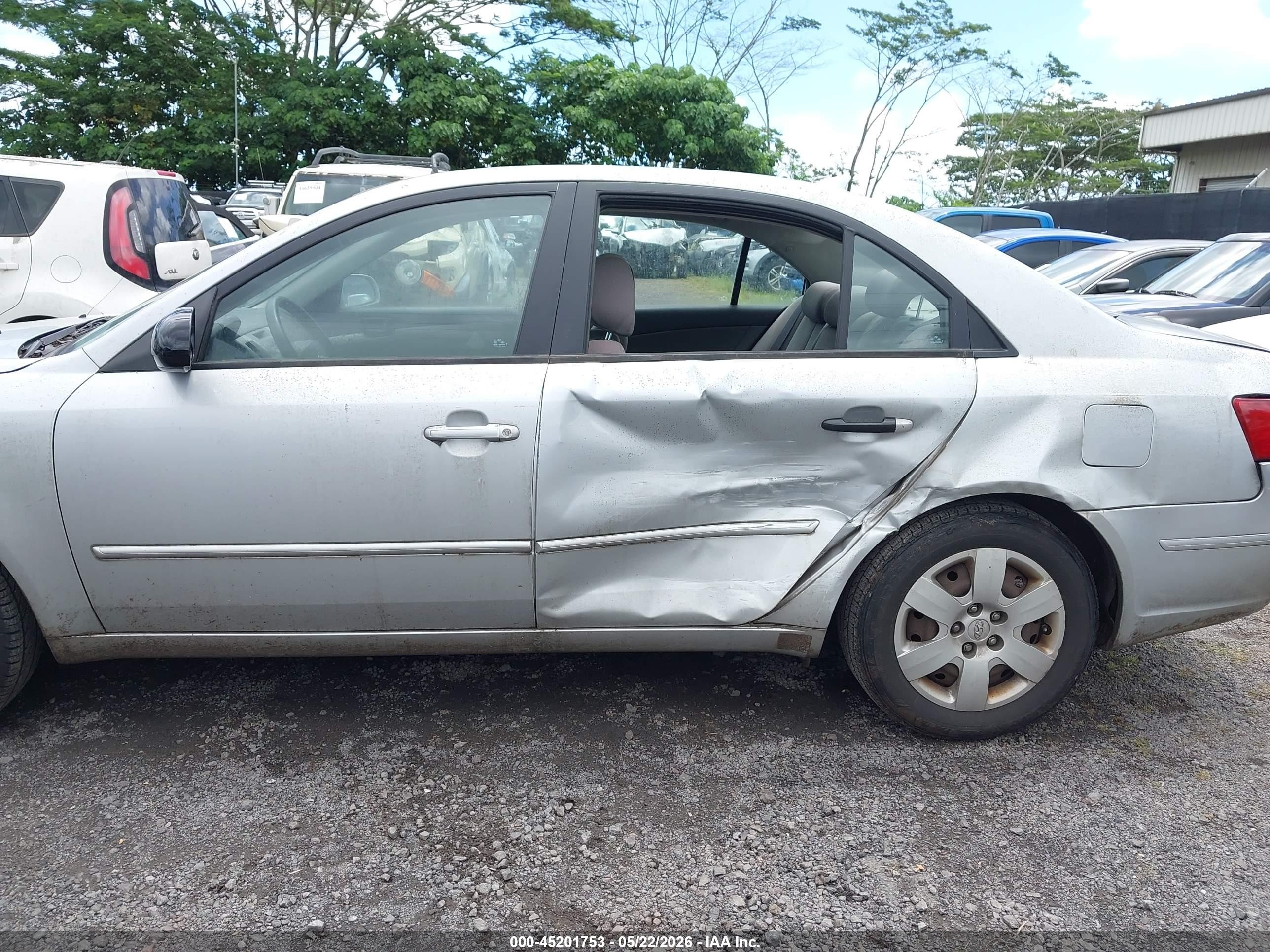 2010 Hyundai Sonata Gls Silver vin: 5NPET4AC8AH640233