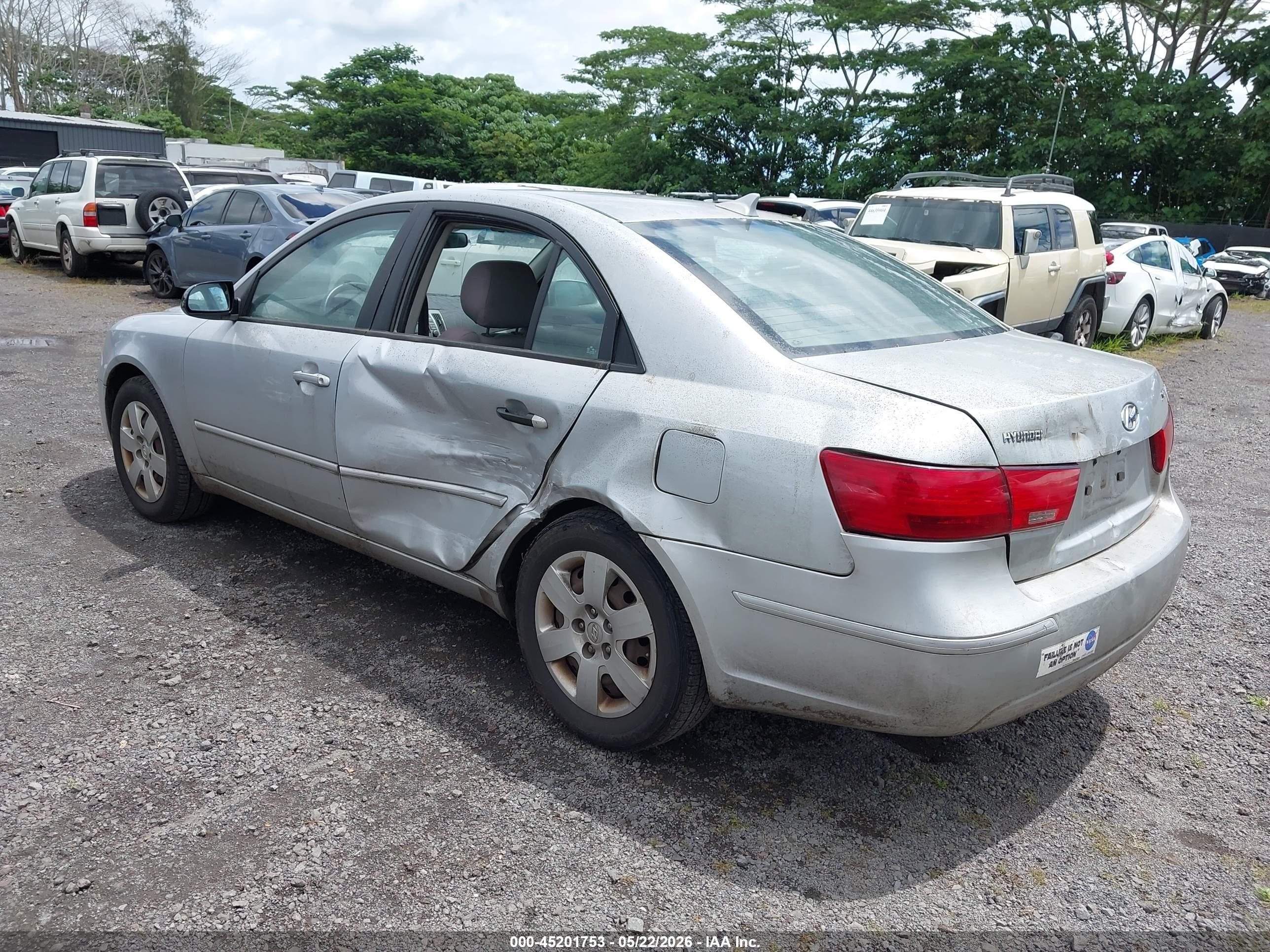 2010 Hyundai Sonata Gls Silver vin: 5NPET4AC8AH640233
