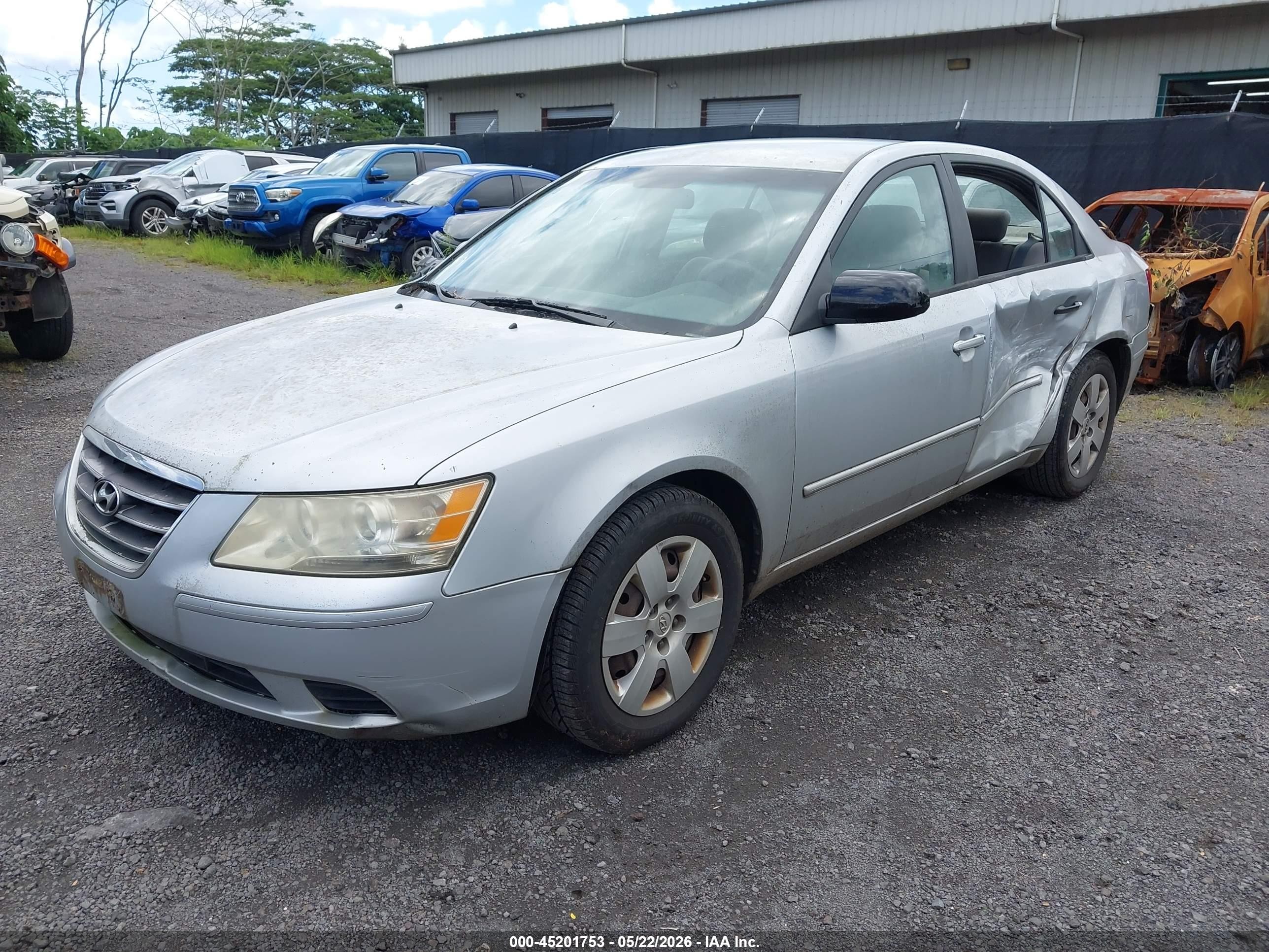 2010 Hyundai Sonata Gls Silver vin: 5NPET4AC8AH640233