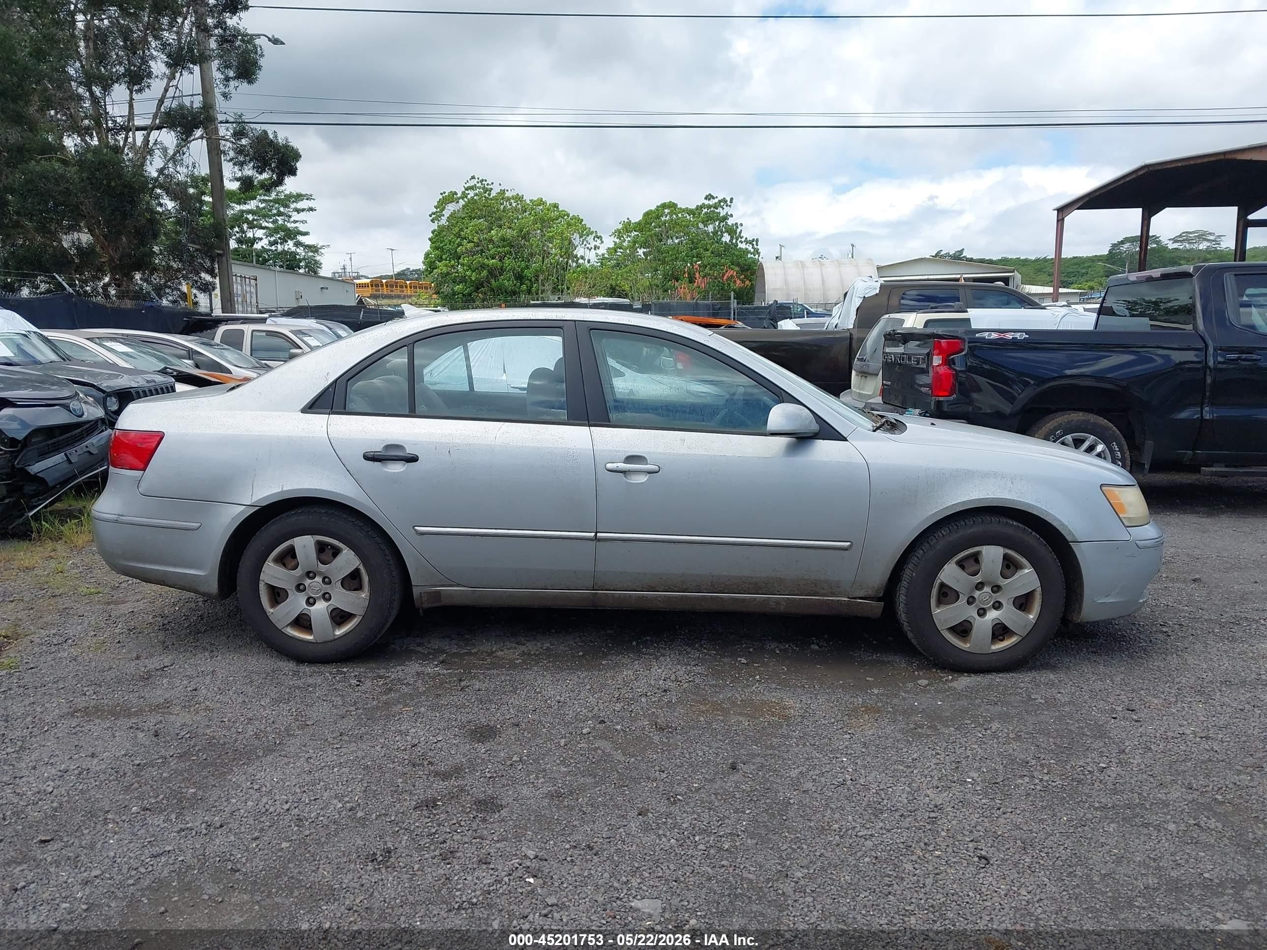 2010 Hyundai Sonata Gls Silver vin: 5NPET4AC8AH640233