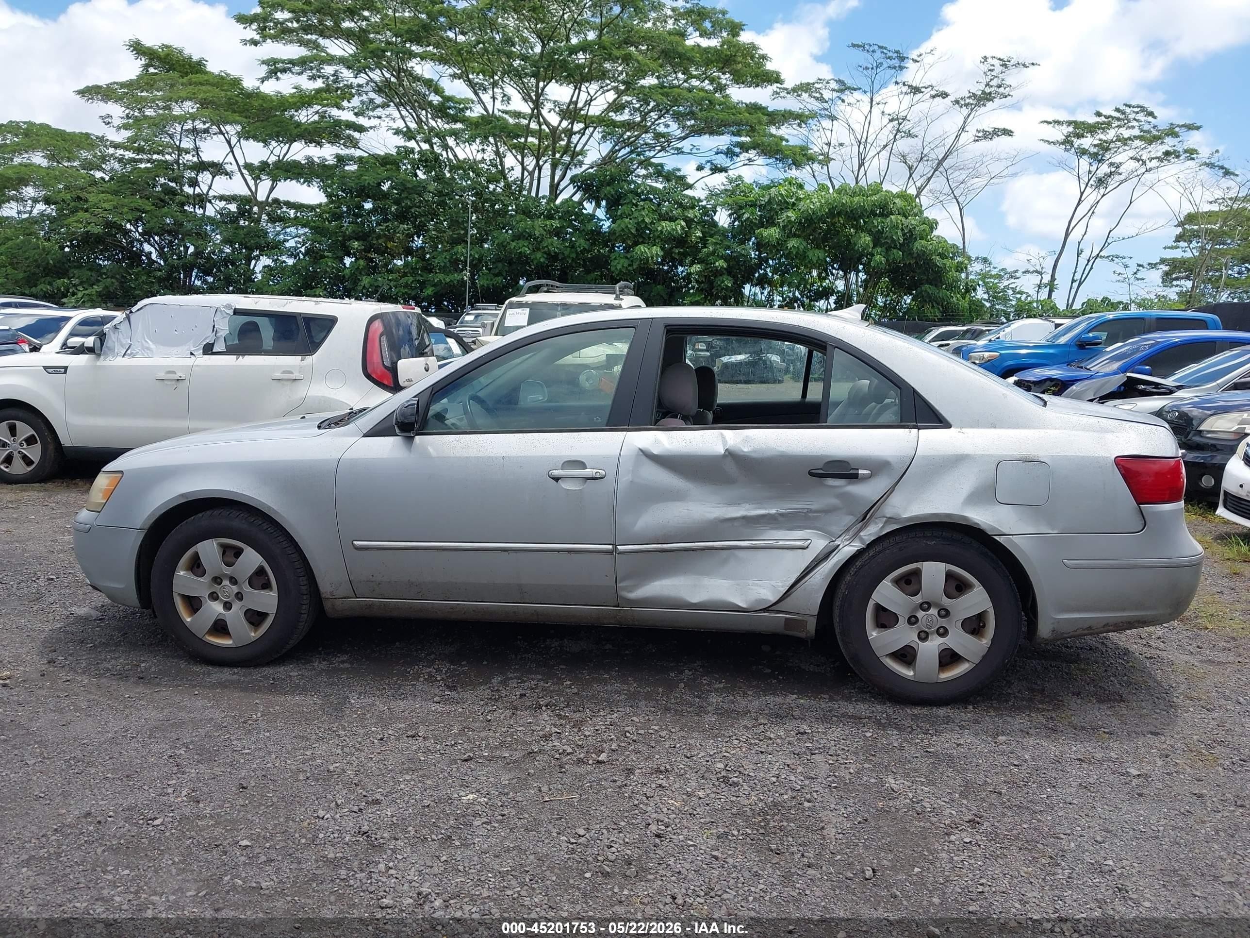 2010 Hyundai Sonata Gls Silver vin: 5NPET4AC8AH640233