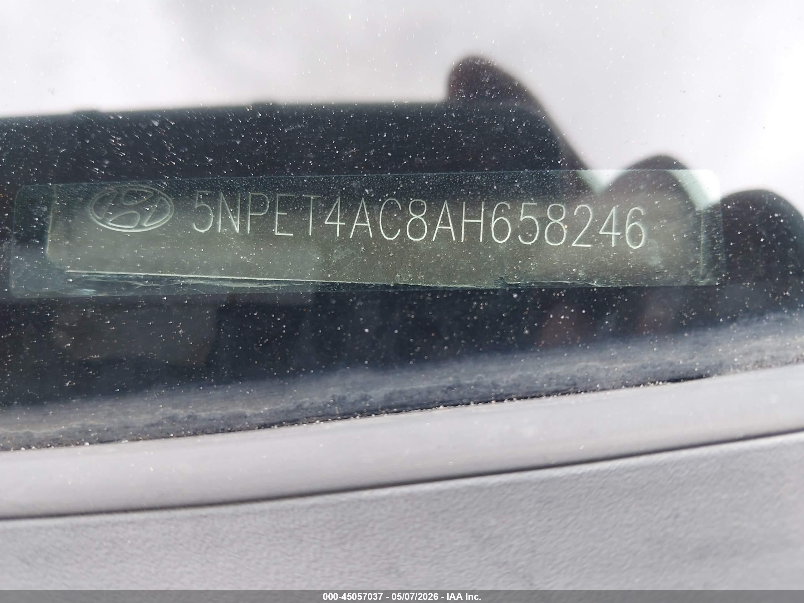 2010 Hyundai Sonata Gls Blue vin: 5NPET4AC8AH658246