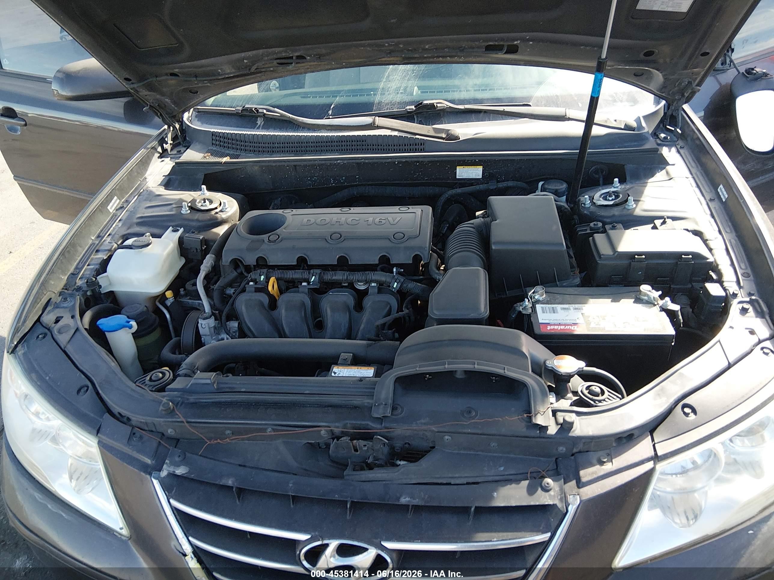 2010 Hyundai Sonata Gls Серый vin: 5NPET4AC9AH582388